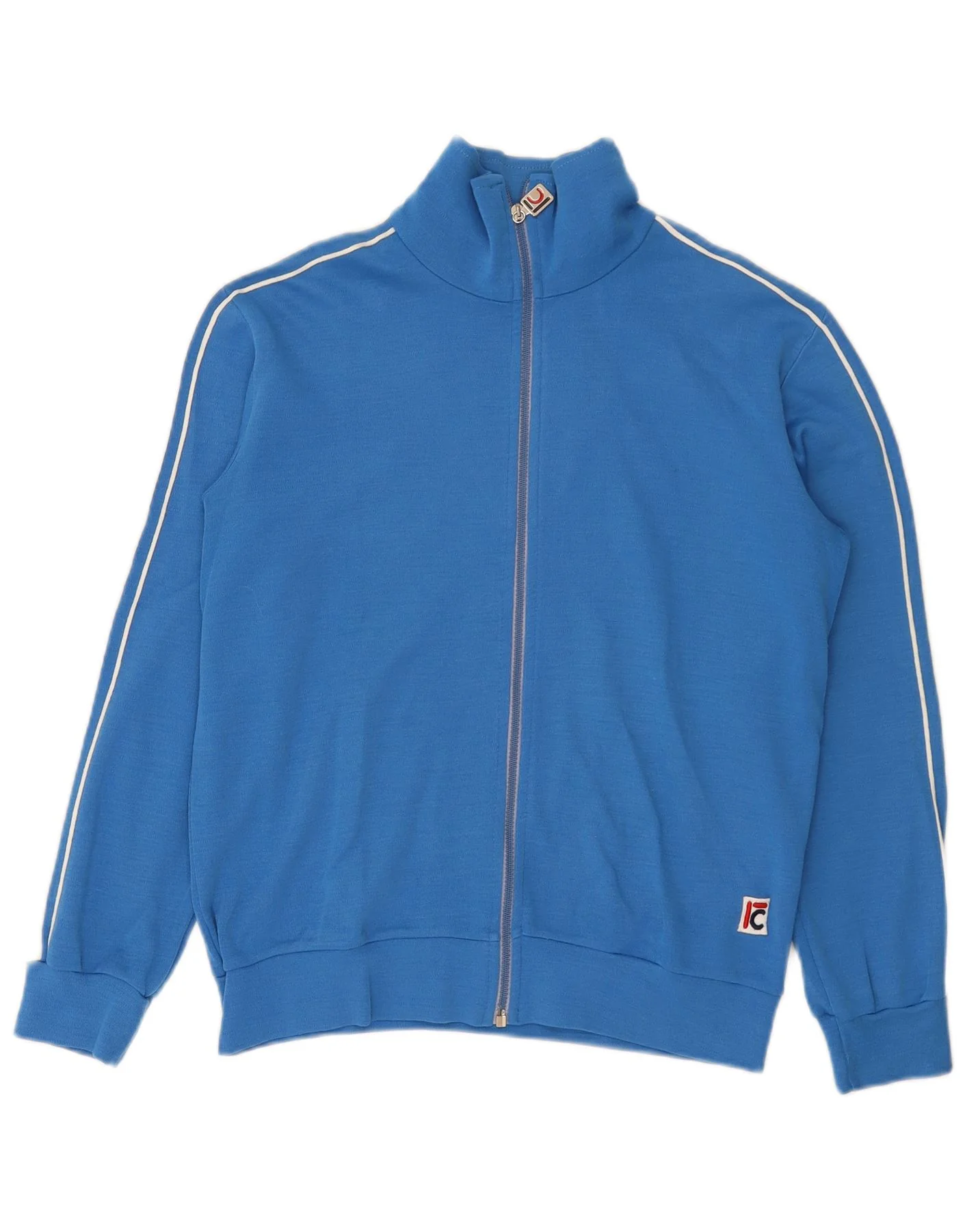 Campagnolo Mens Cardigan Sweater IT 48 Medium Blue Colourblock Sports