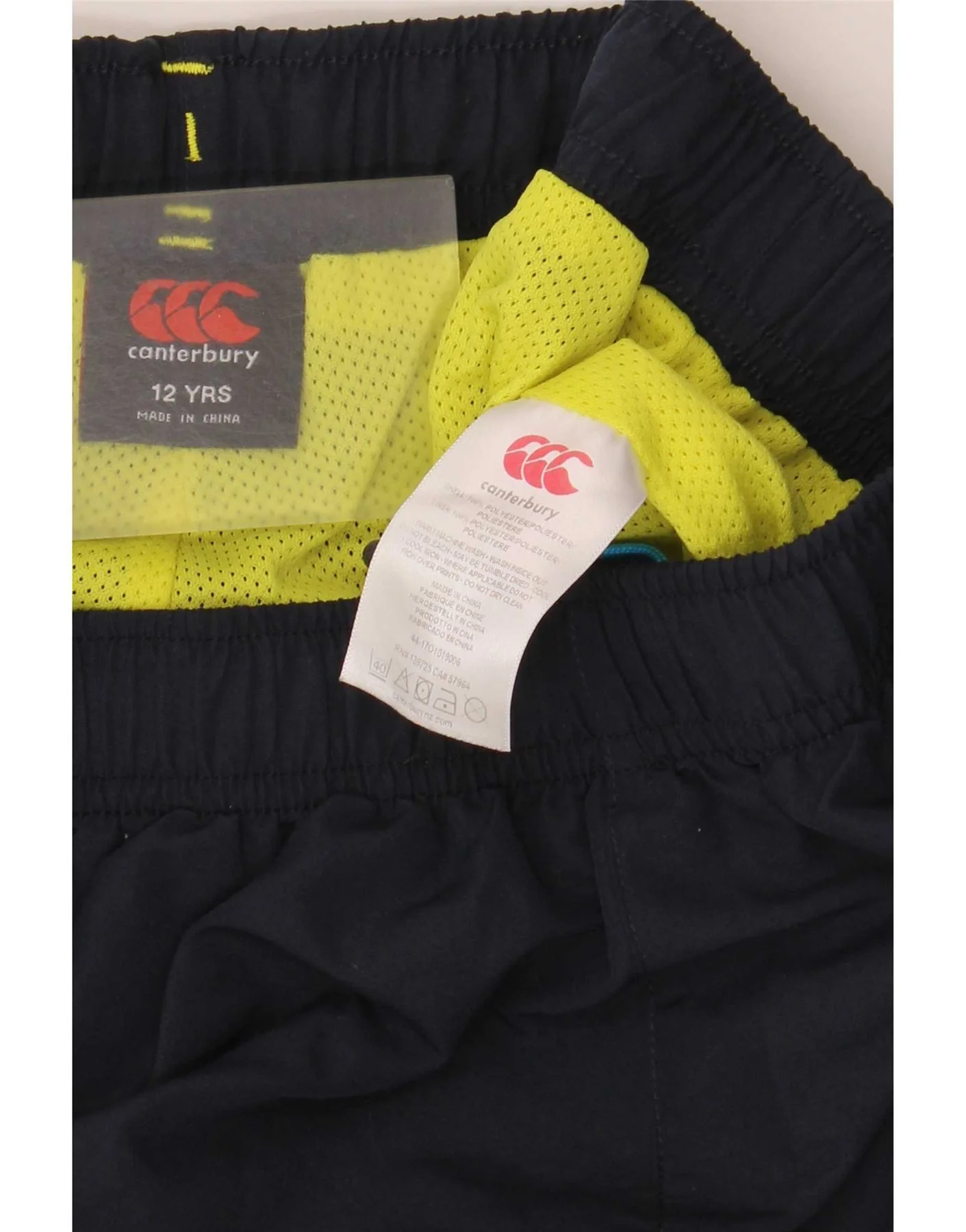 Canterbury Boys Graphic Tracksuit Trousers Joggers 11-12 Years Navy Blue - Image 3