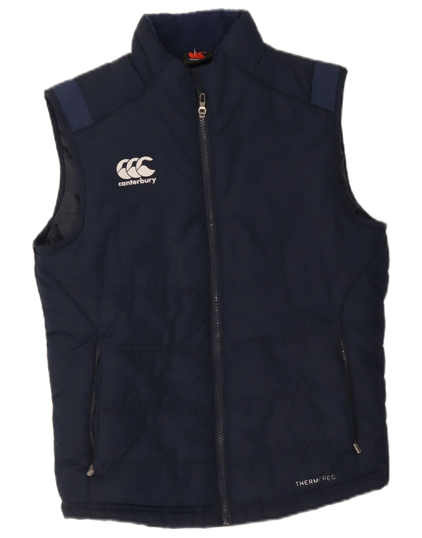 Canterbury Mens Graphic Padded Gilet UK 34 XS Navy Blue Polyester