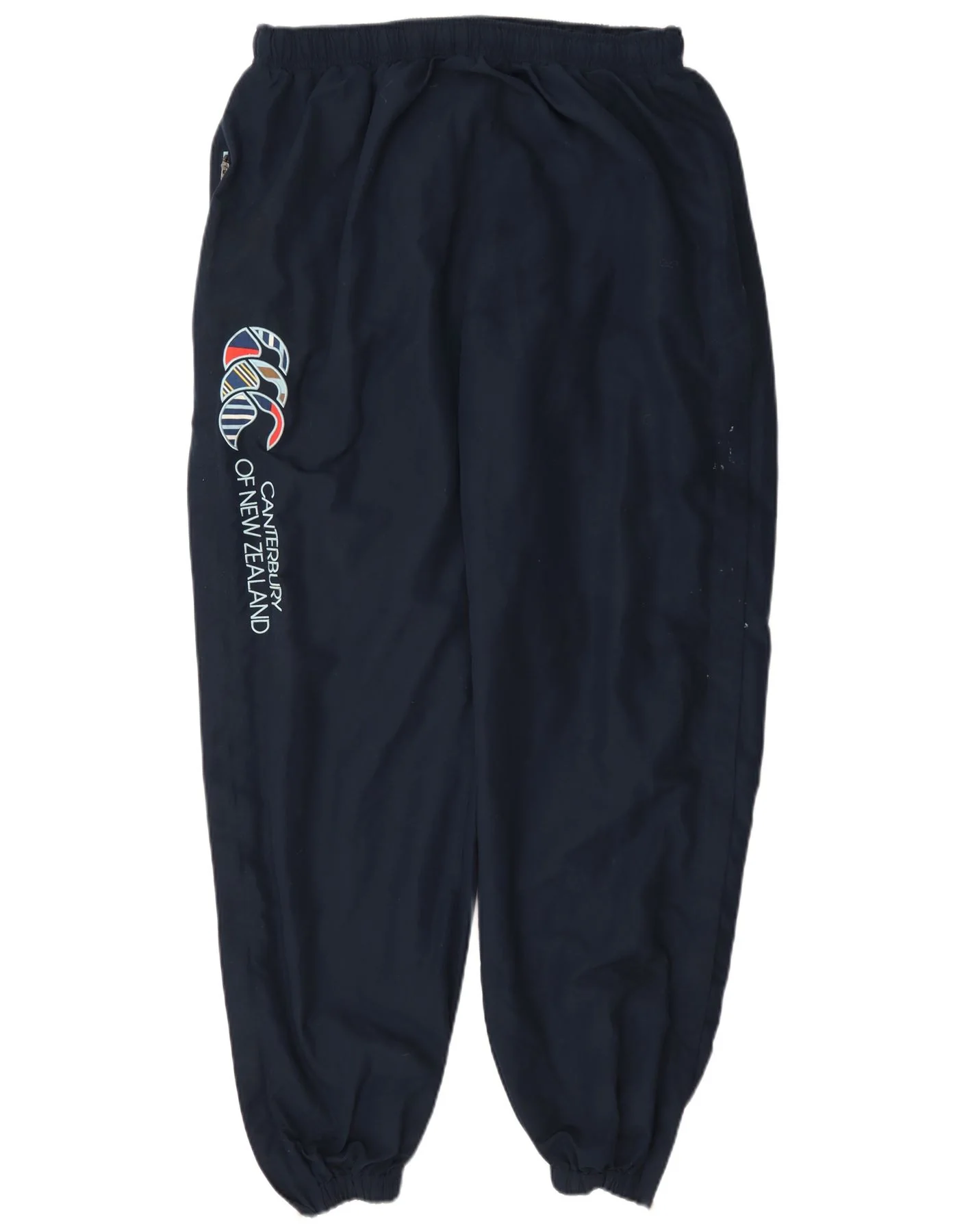 Canterbury Mens Graphic Tracksuit Trousers Joggers XL Navy Blue Polyester