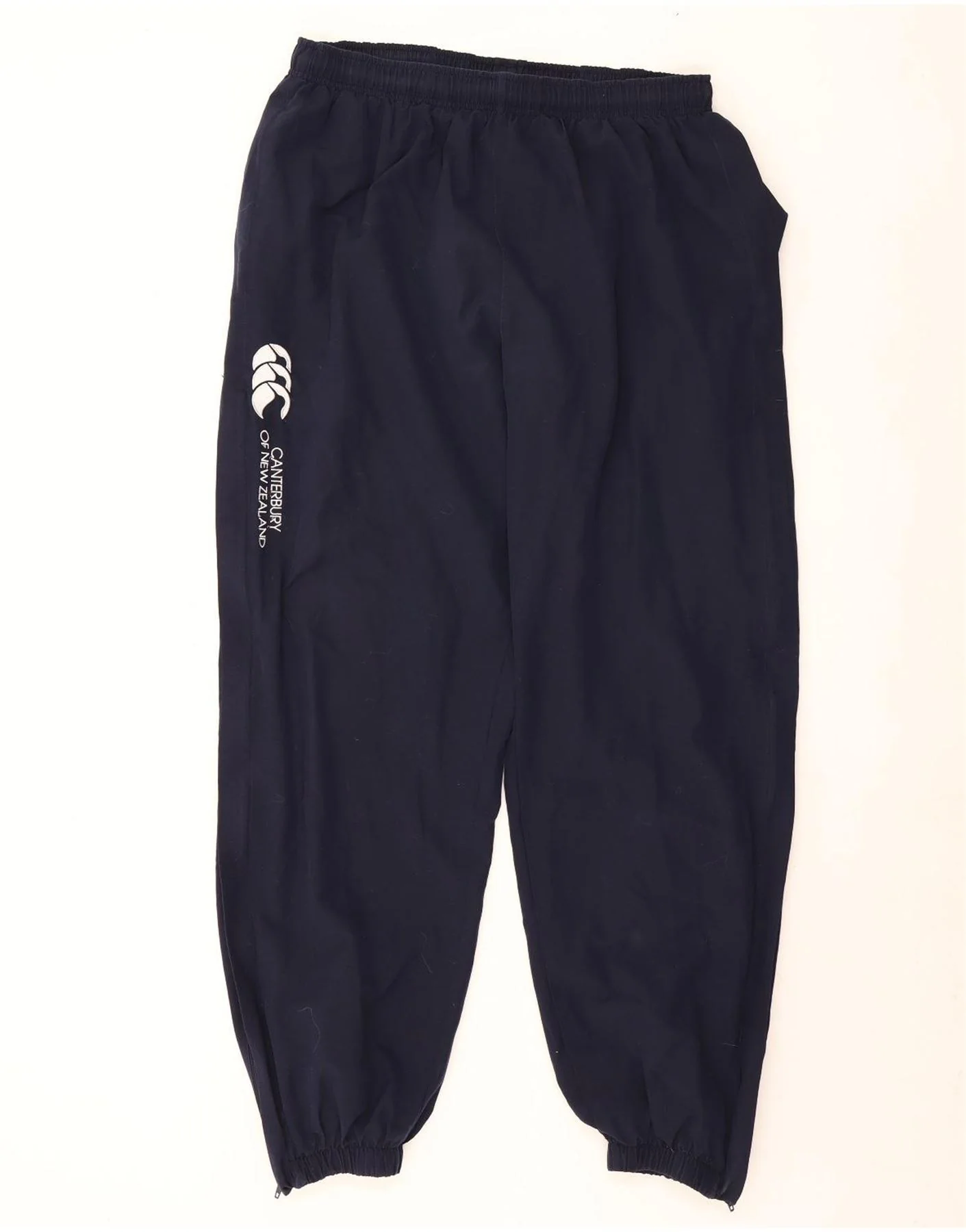 Canterbury Mens Graphic Tracksuit Trousers Joggers XL Navy Blue Polyester
