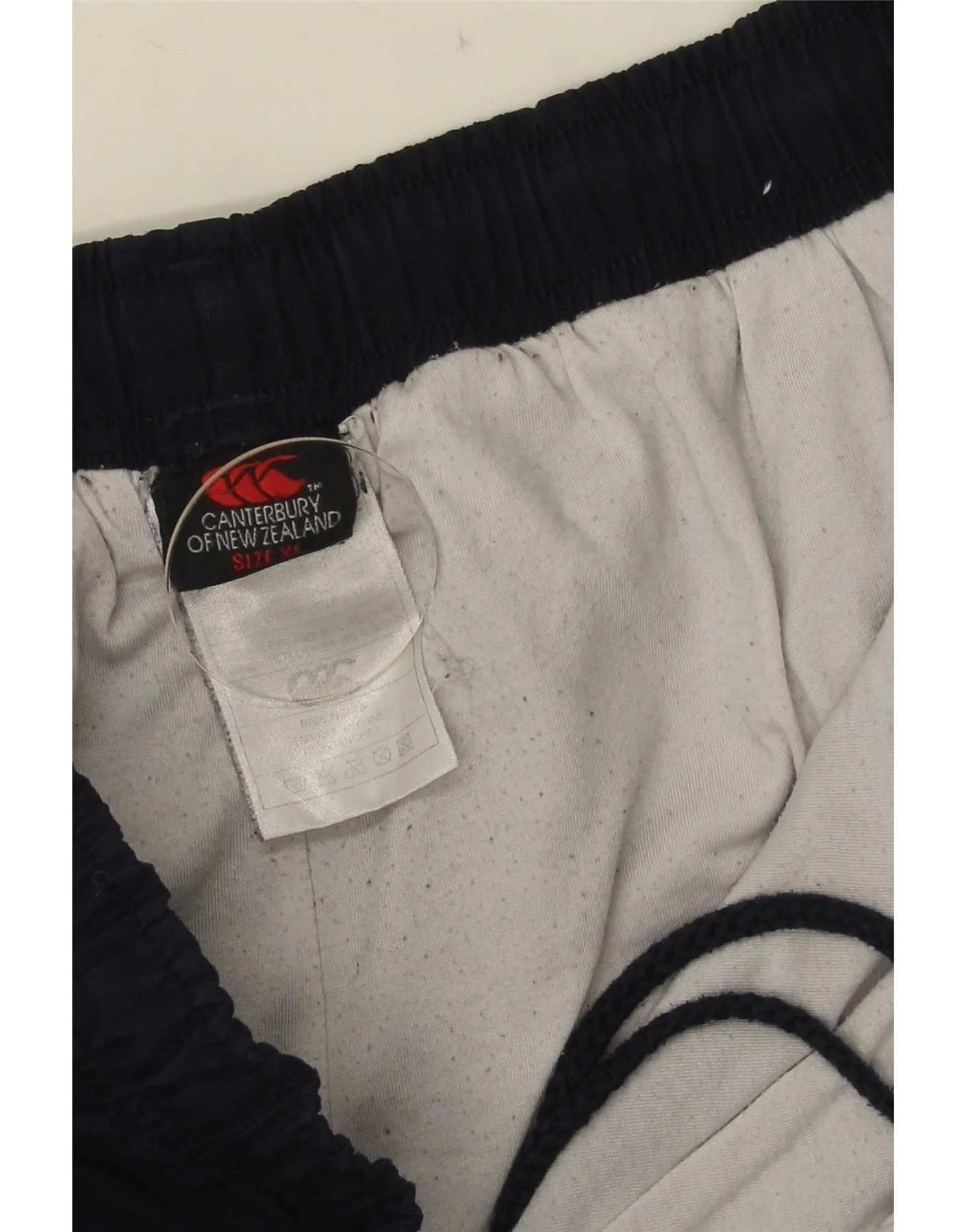 Canterbury Mens Graphic Tracksuit Trousers Joggers XL Navy Blue Polyester - Image 3