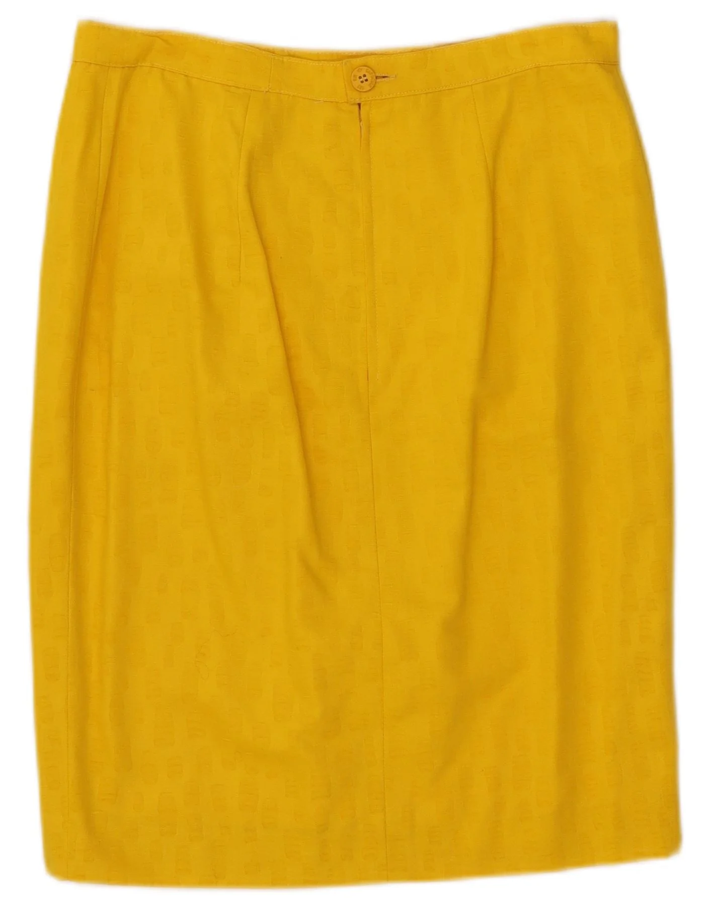 Capucine Womens Pencil Skirt W30 Medium Yellow - Image 2