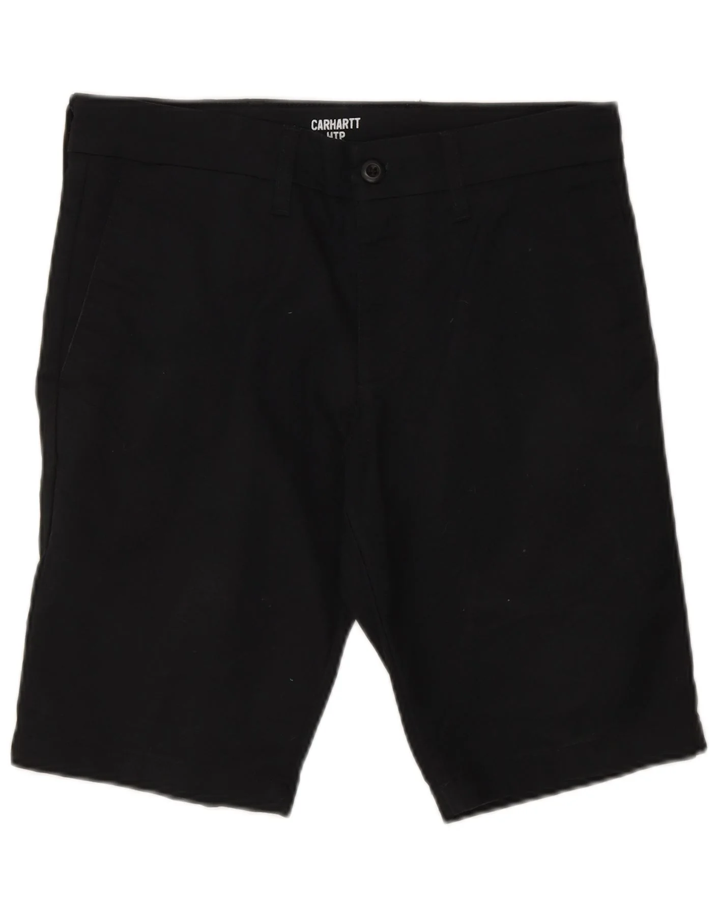 Carhartt Mens Chino Shorts W29 Medium Black Cotton