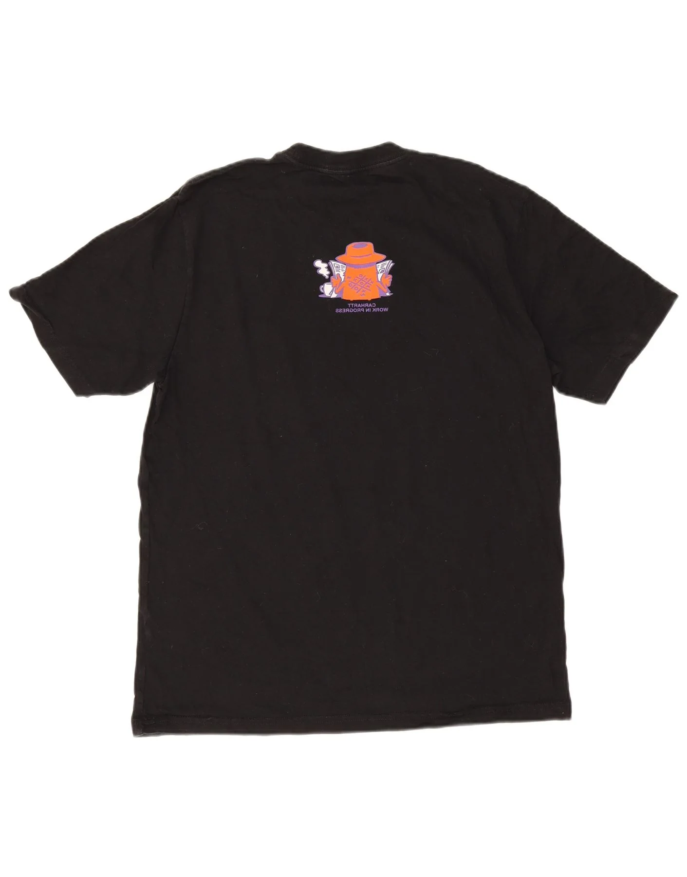 Carhartt Mens Graphic T-Shirt Top Medium Black - Image 2