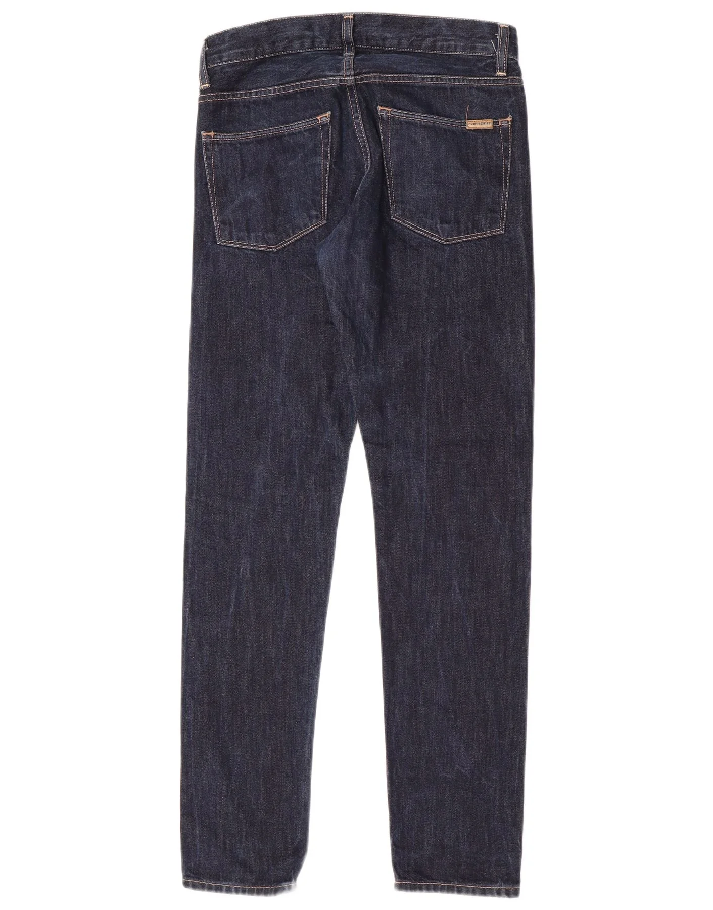 Carhartt Mens Slim Jeans W28 L32 Navy Blue Cotton - Image 2