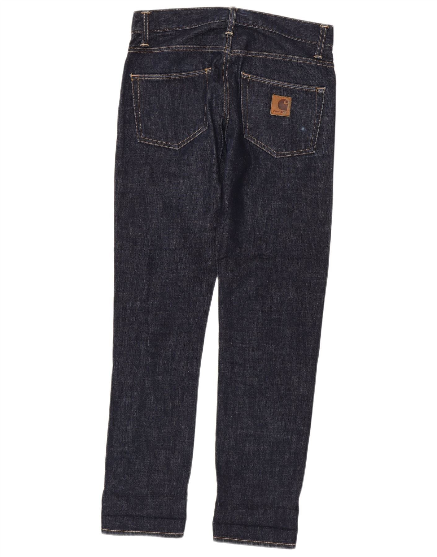 Carhartt Mens Slim Jeans W30 L32 Navy Blue Cotton - Image 2