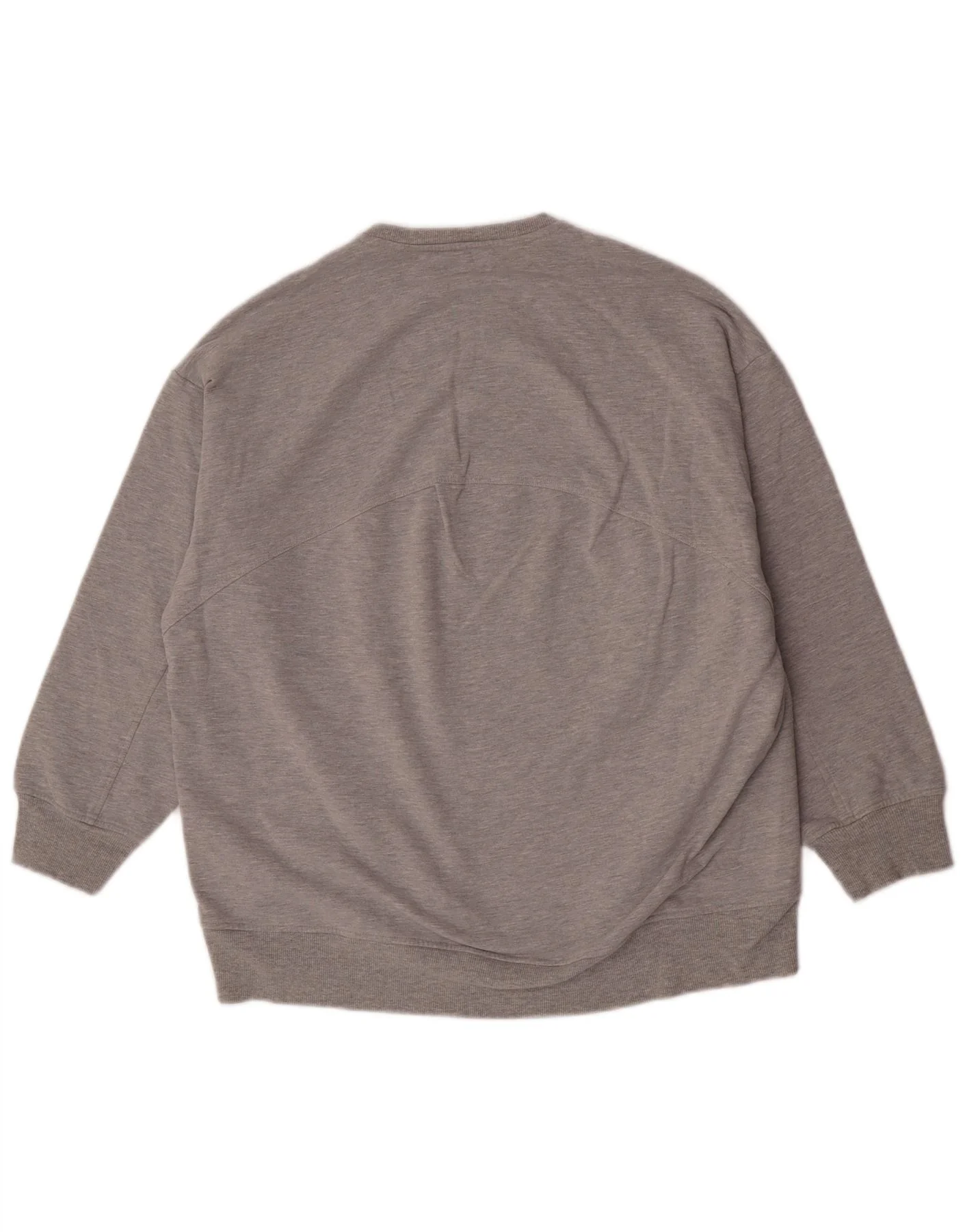 Carolyn Donnelly Womens Oversized Sweatshirt Jumper UK 14 Medium Grey - Image 2
