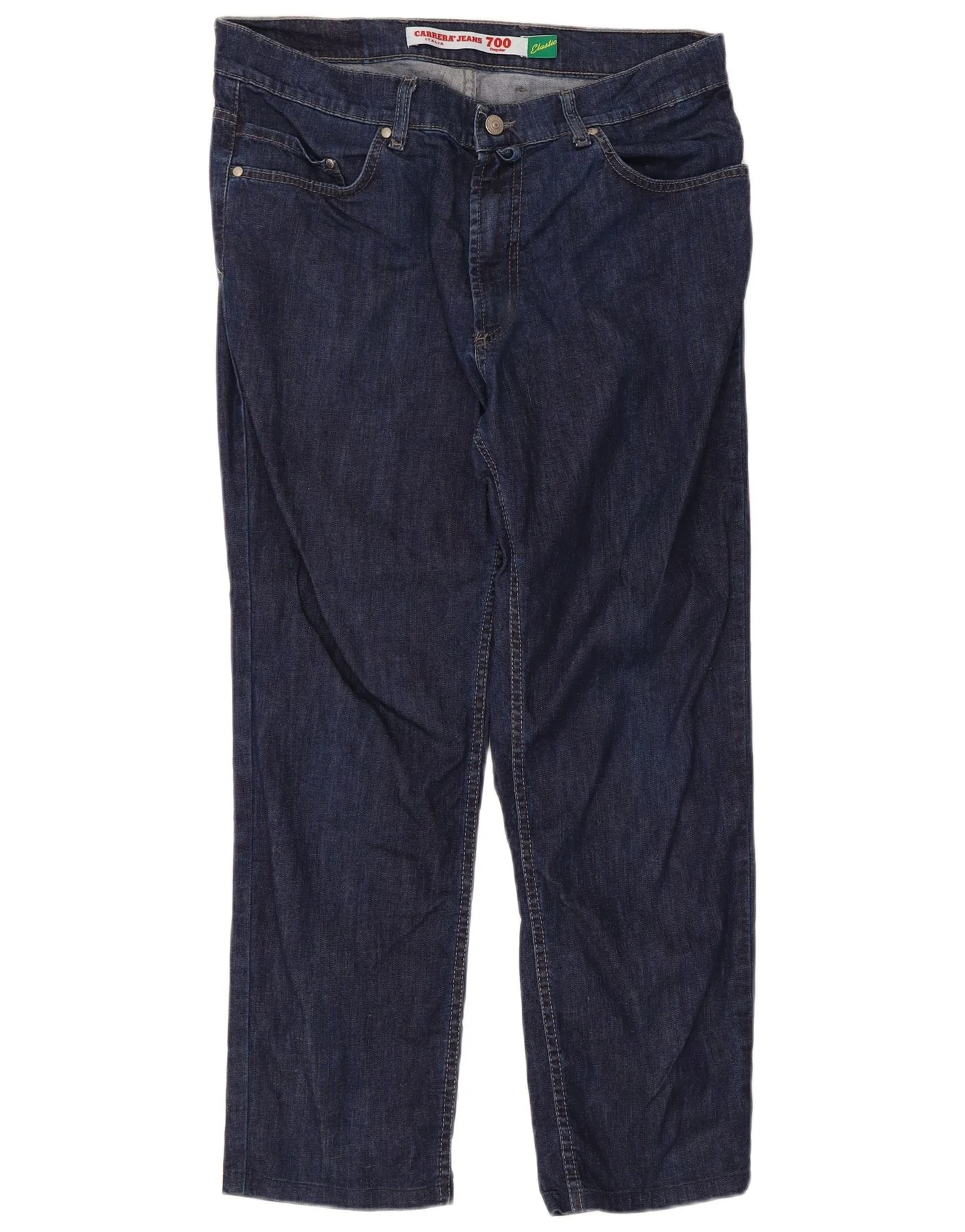Carrera Mens 700 Regular Cropped Jeans W32 L26 Navy Blue