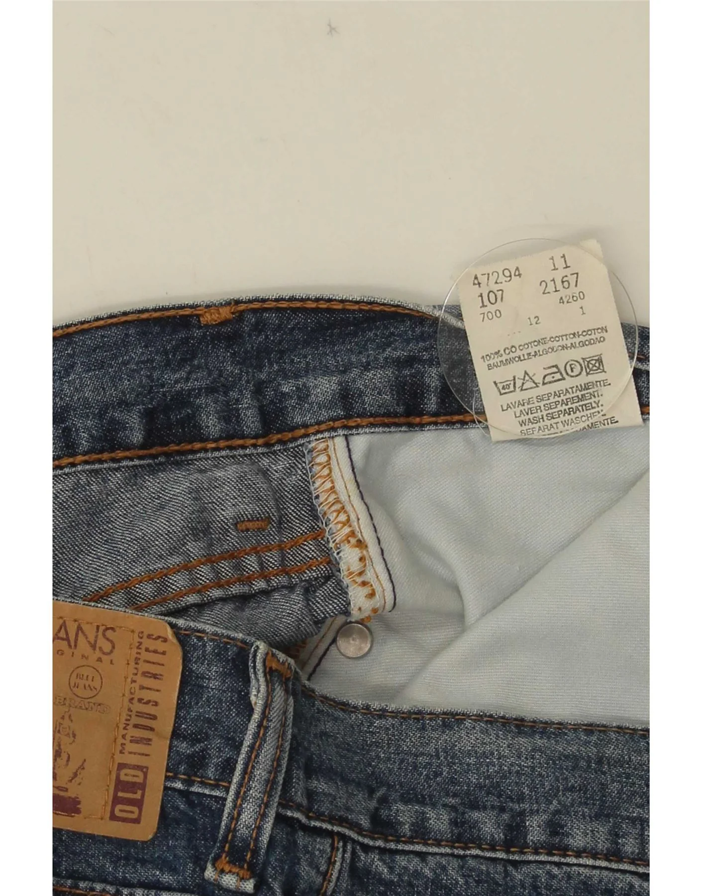 Carrera Mens Denim Shorts IT 52 XL W36 Blue Cotton - Image 3