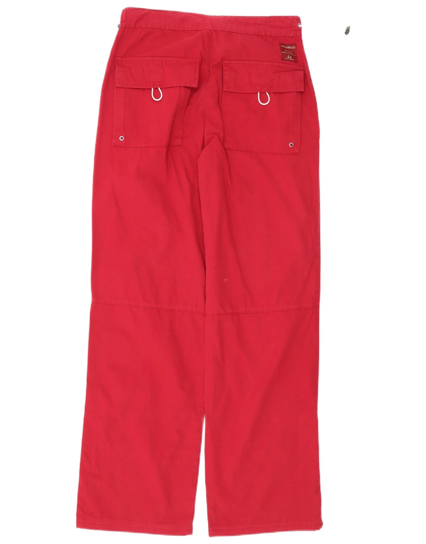 Carrera Mens Straight Trousers W31 L31 Red Cotton - Image 2