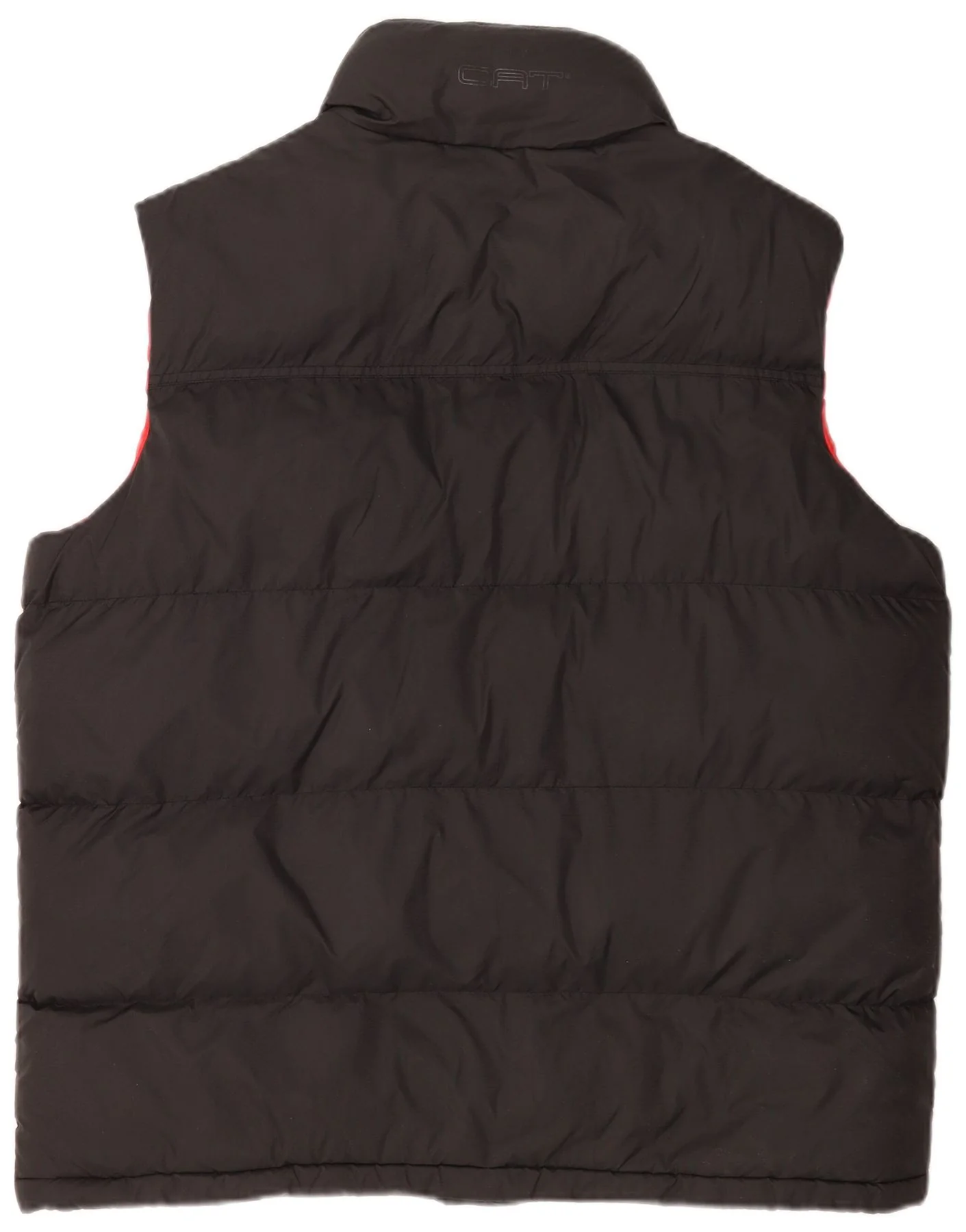 Caterpillar Mens Padded Gilet UK 44 2XL Black Nylon - Image 2