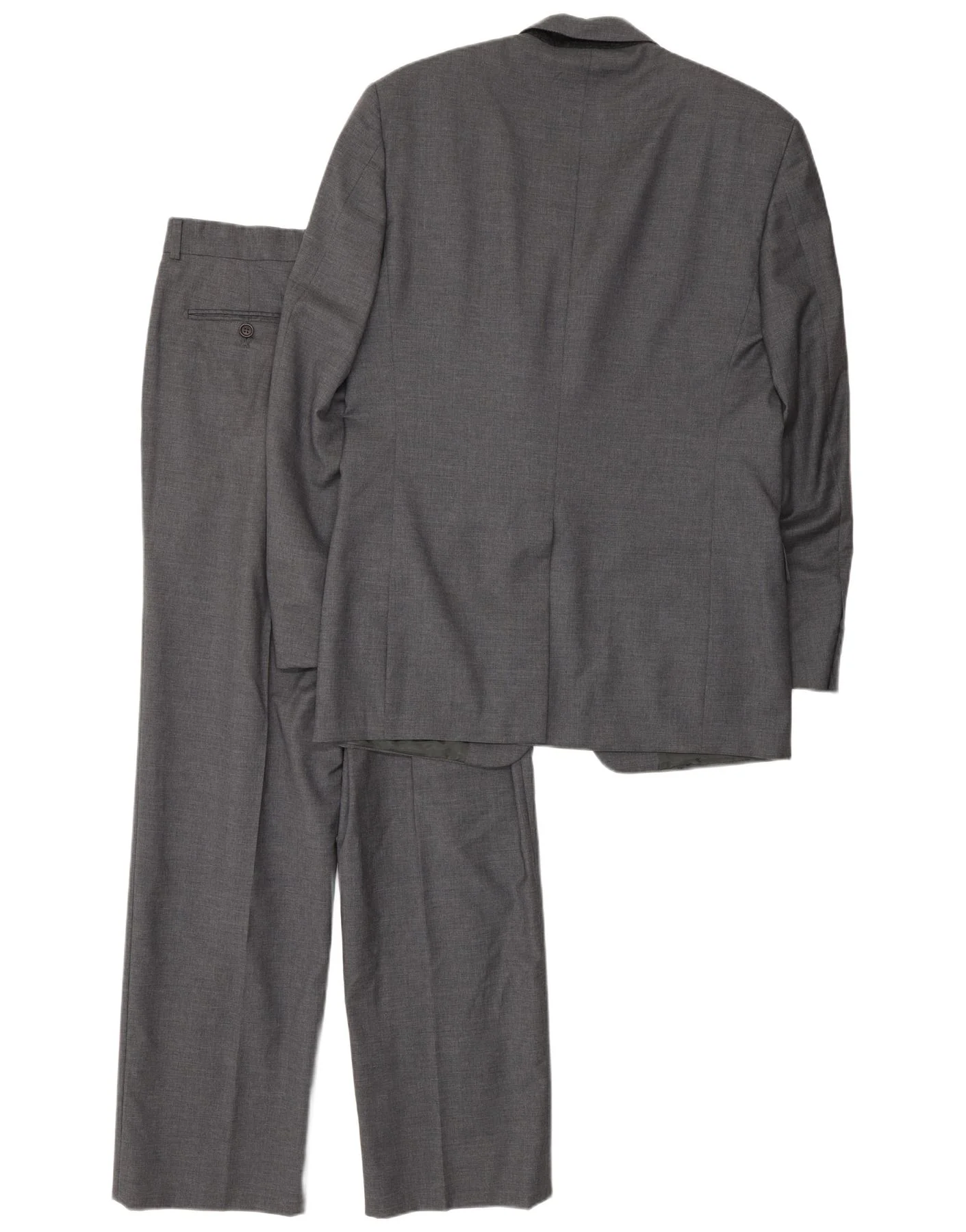 Cerruti 1881 Mens 3 Button 2 Piece Suit IT 48 Medium W34 L32 Grey Cotton - Image 2