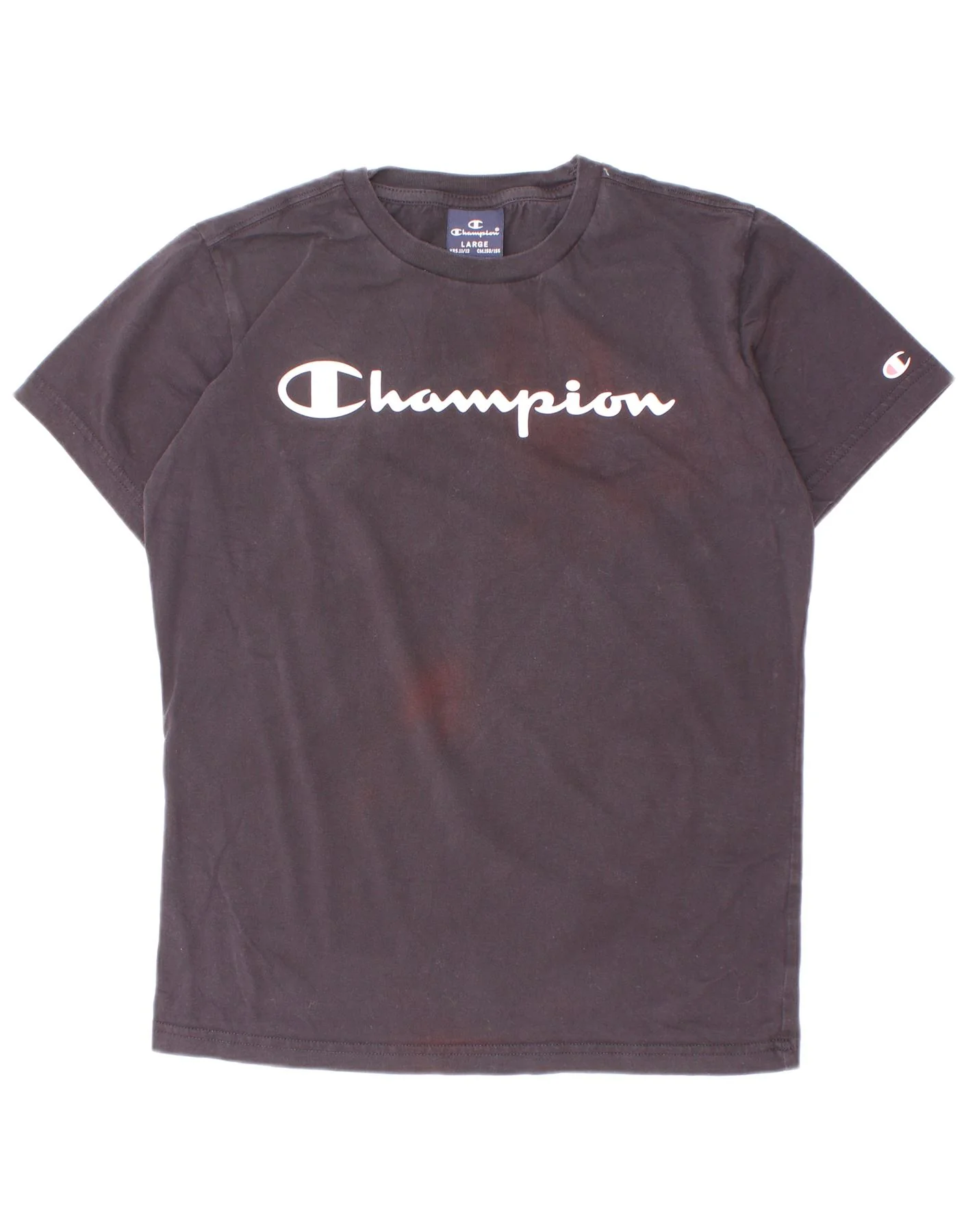 Champion Boys Graphic T-Shirt Top 11-12 Years Large Black