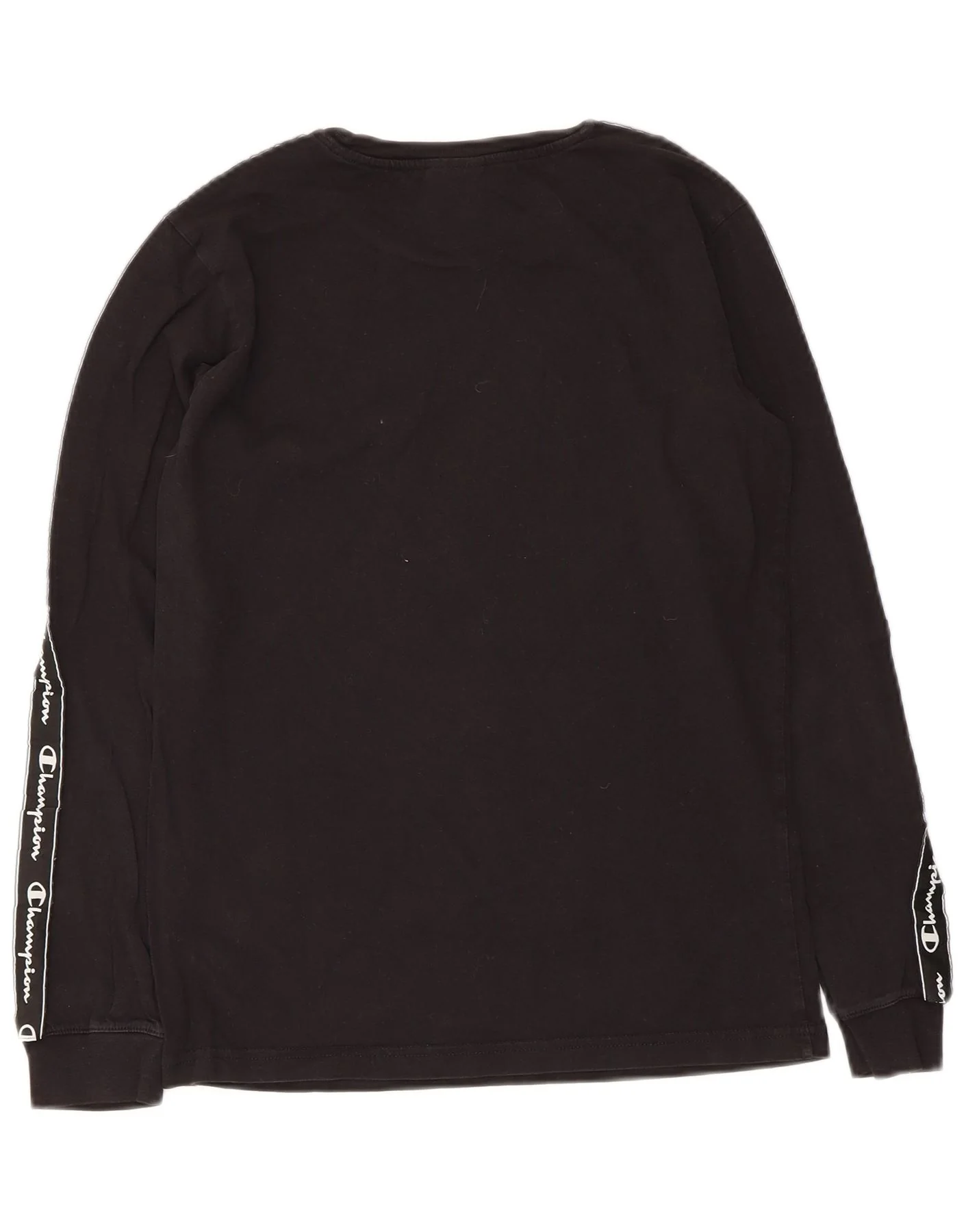 Champion Boys Graphic Top Long Sleeve 13-14 Years XL Black - Image 2
