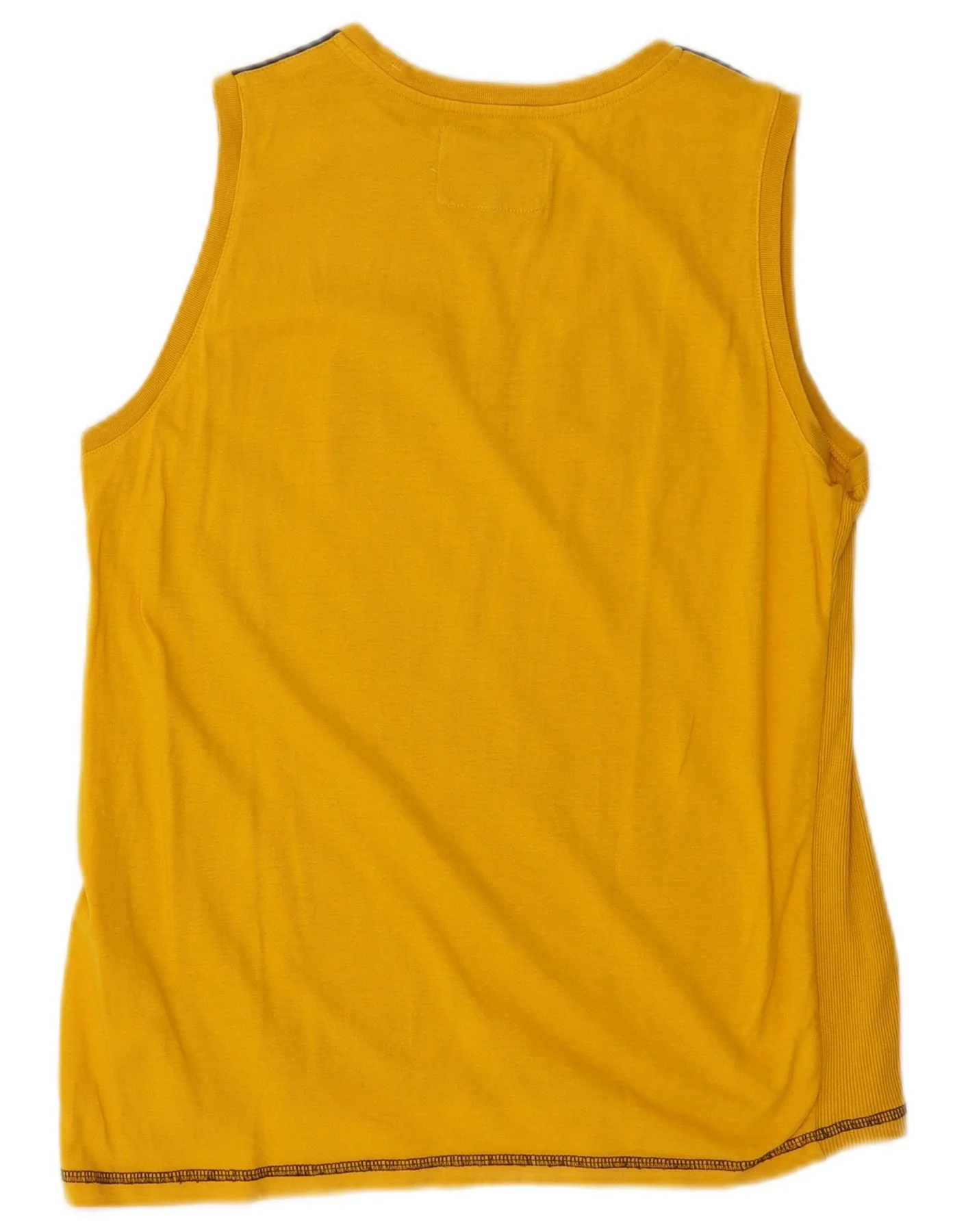 Champion Boys Graphic Vest Top 13-14 Years XL Yellow Cotton - Image 2
