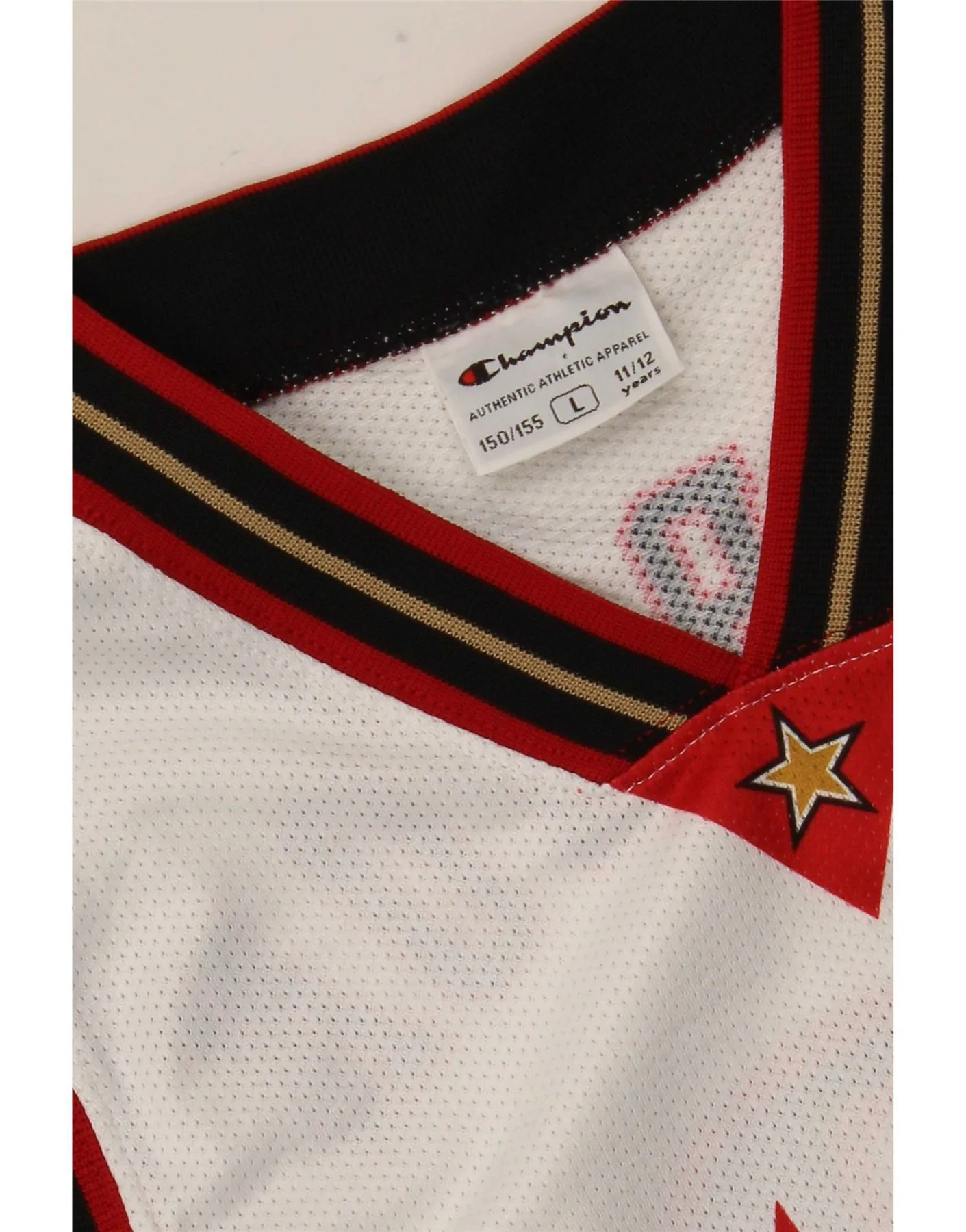 Champion Boys NBA Graphic Vest Top 11-12 Years Large White Colourblock - Image 3