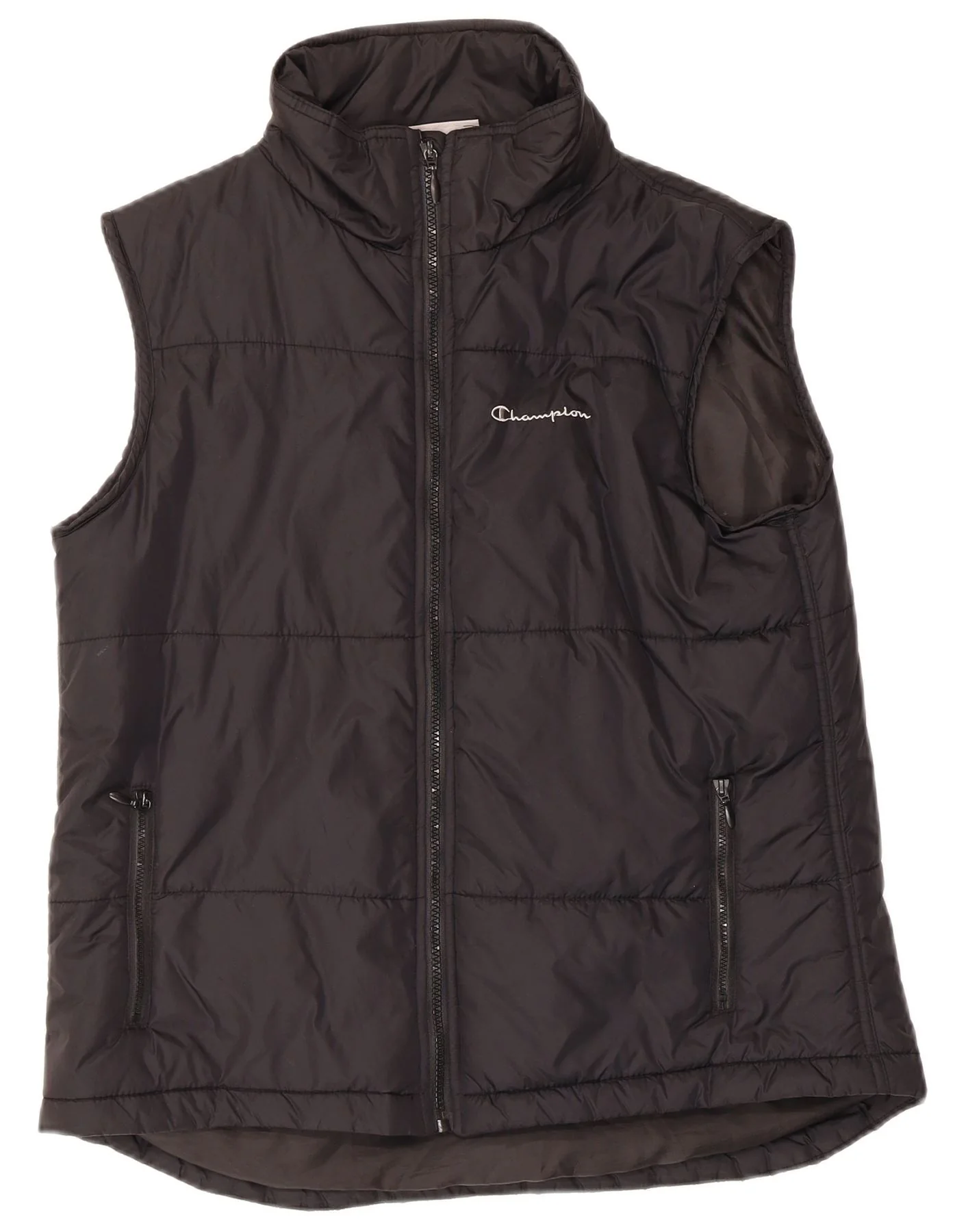 Champion Boys Padded Gilet 15-16 Years Black Nylon