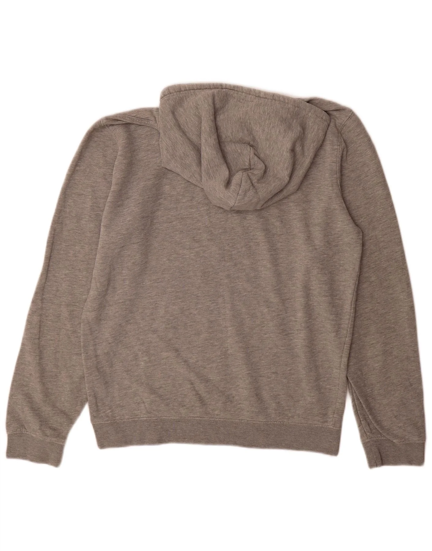 Champion Mens Graphic Hoodie Jumper Medium Grey Flecked Cotton - Image 2