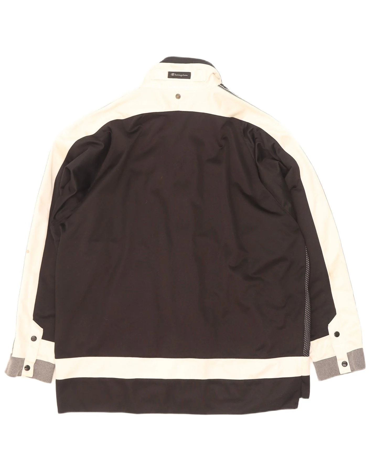 Champion Mens Graphic Tracksuit Top Jacket Large Black Colourblock - Image 2
