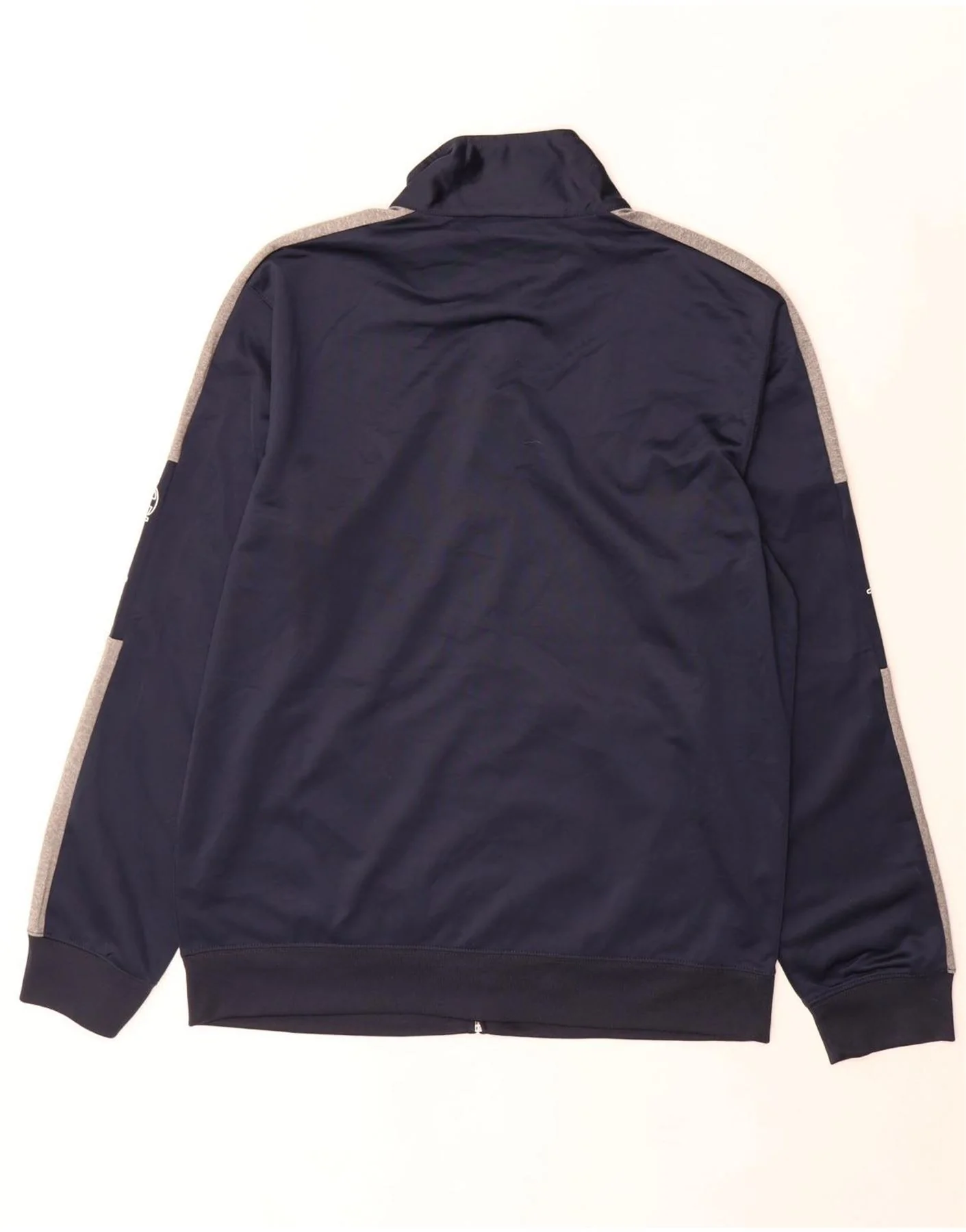 Champion Mens Graphic Tracksuit Top Jacket XL Navy Blue Colourblock - Image 2
