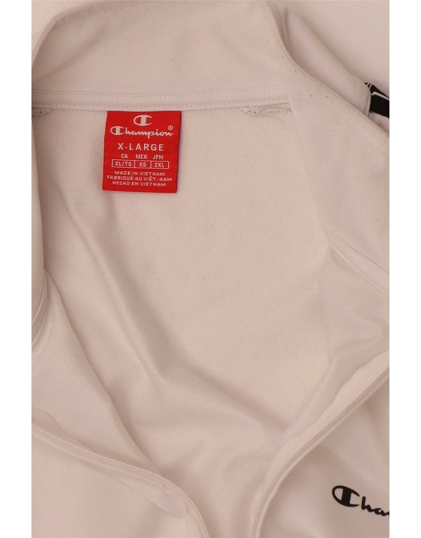 Champion Mens Graphic Tracksuit Top Jacket XL White Colourblock - Image 4
