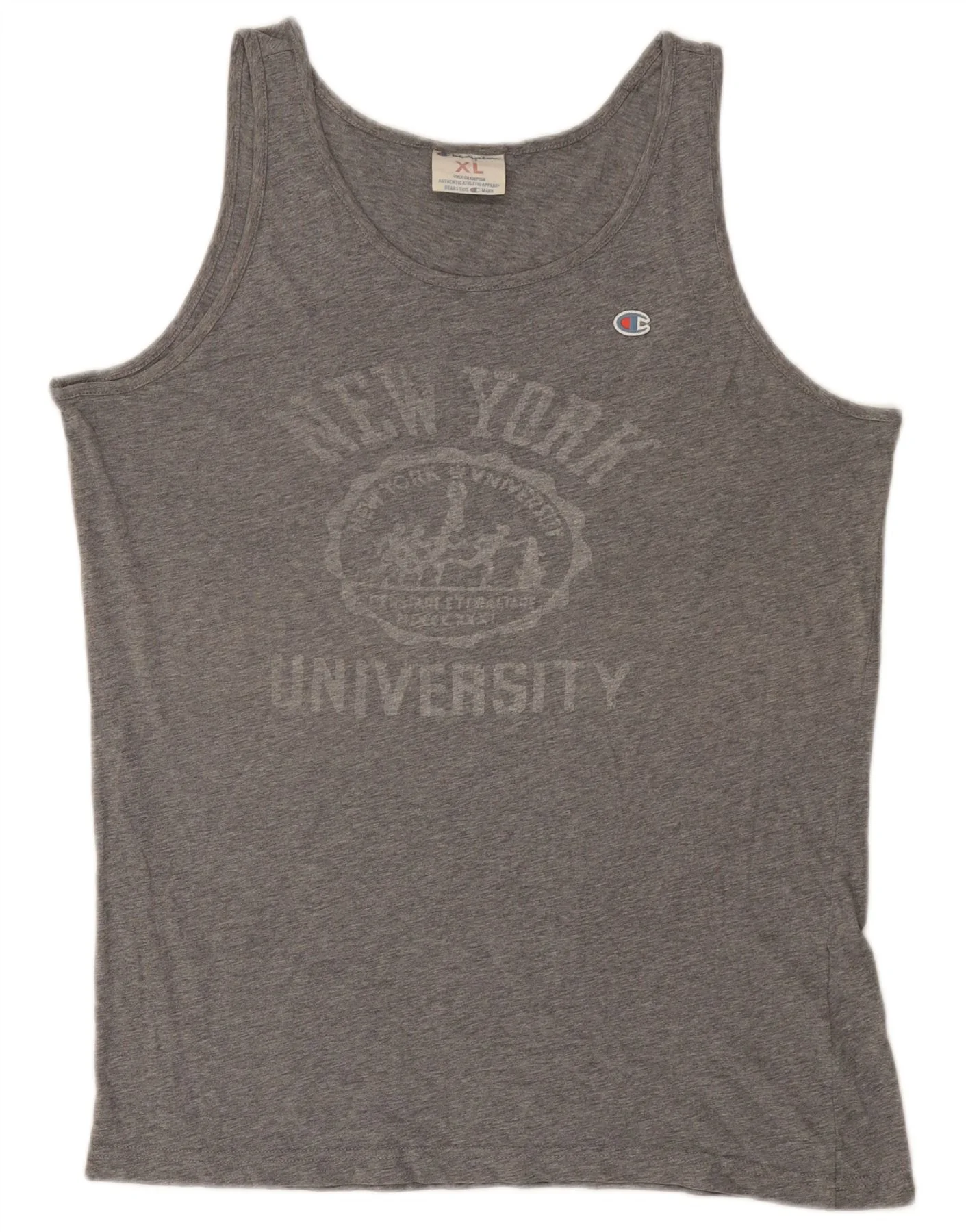Champion Mens Graphic Vest Top XL Grey Sports