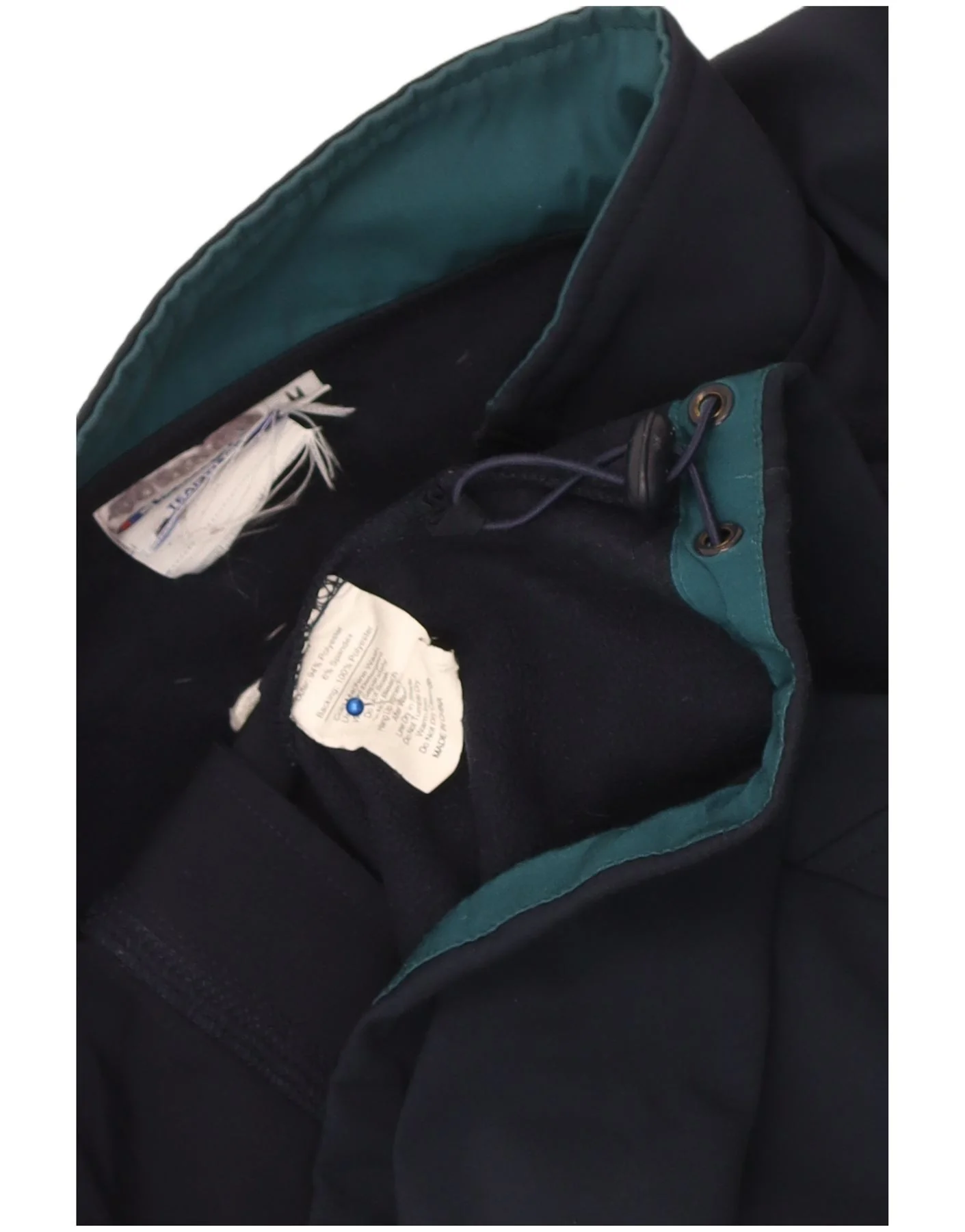 Champion Mens Graphic Windbreaker Jacket UK 38 Medium Navy Blue Polyester - Image 4
