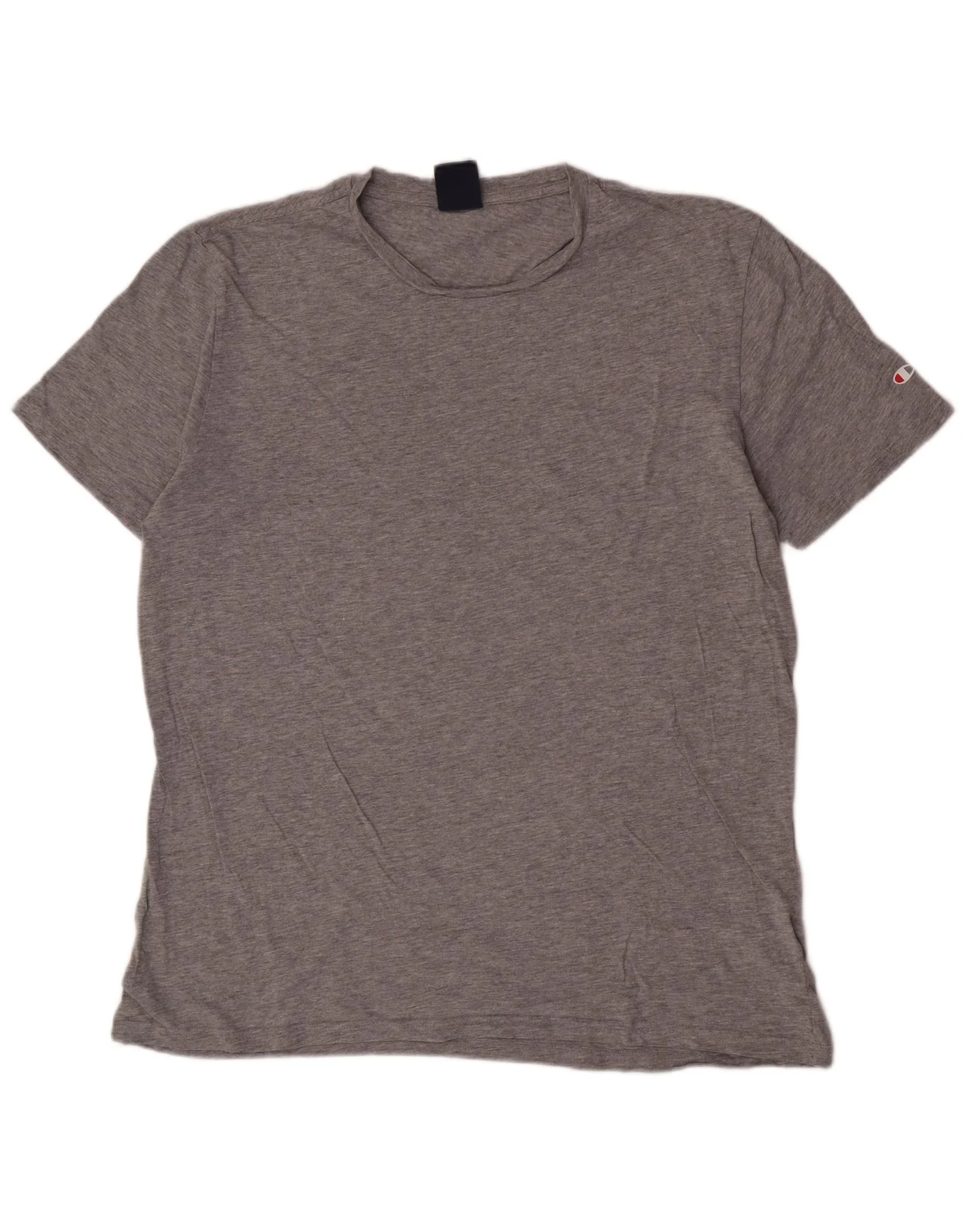 Champion Mens Slim Fit T-Shirt Top 2XL Grey Cotton