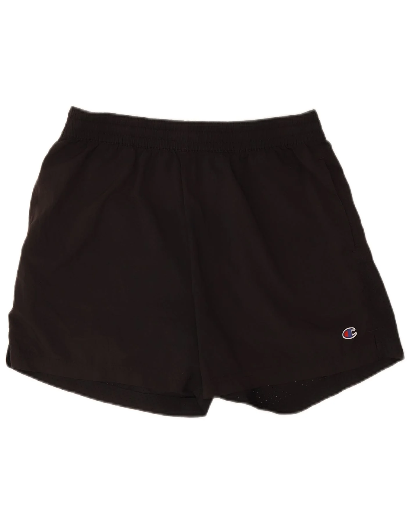 Champion Mens Sport Shorts Large Black Polyester