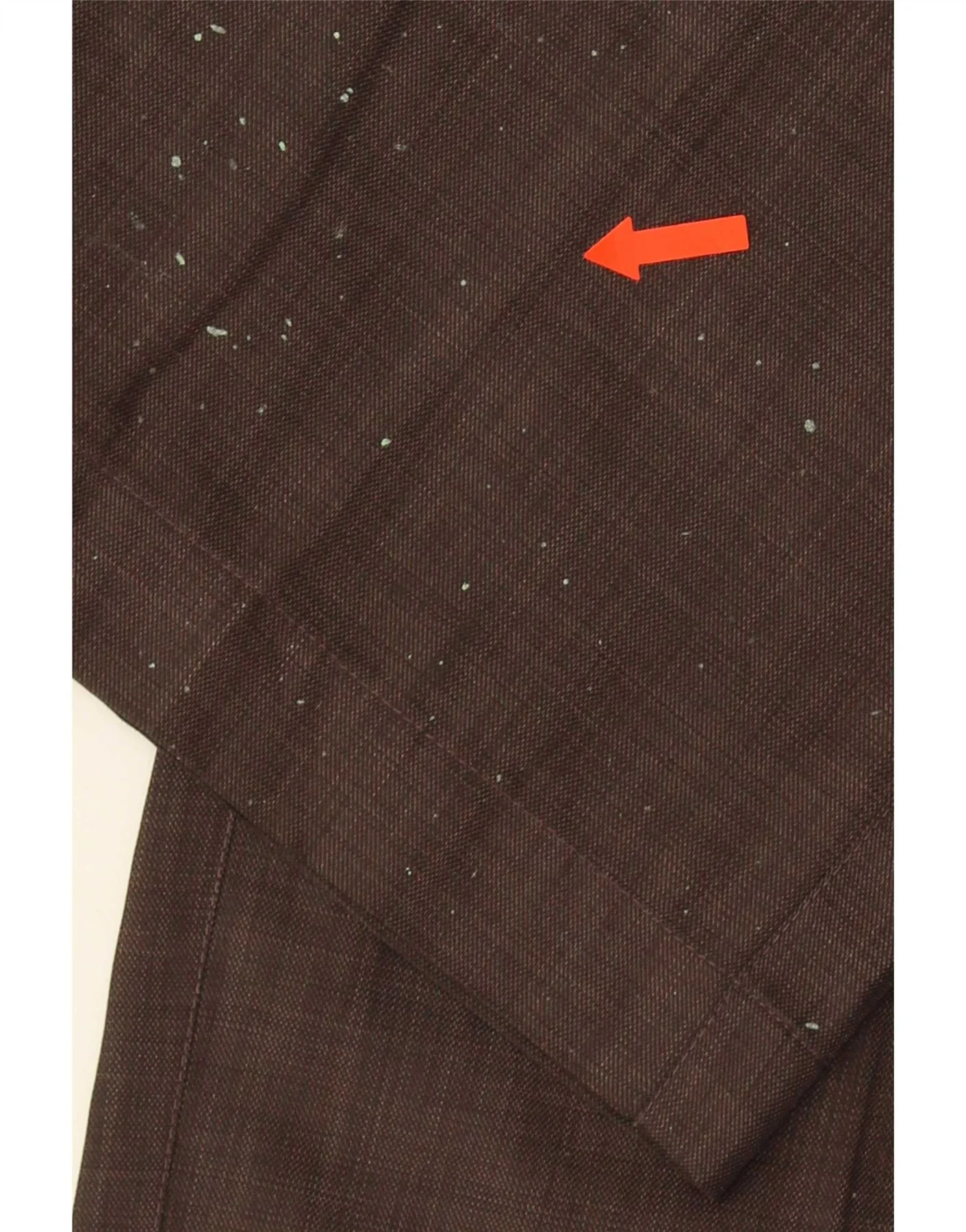 Champion Mens Straight Suit Trousers Medium W32 L30 Brown - Image 7