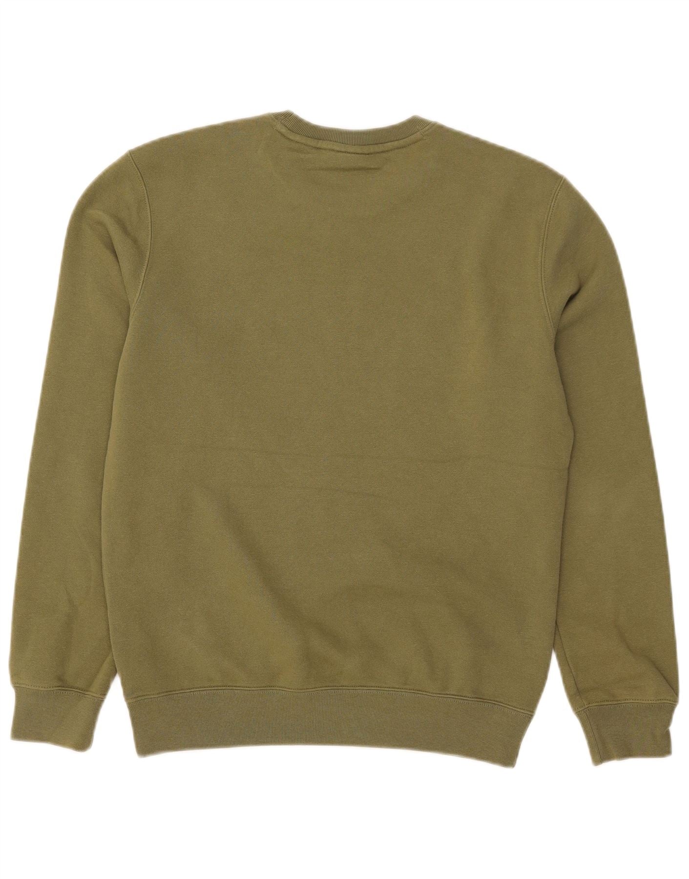 Champion Mens Sweatshirt Jumper Small Khaki Cotton - Image 2