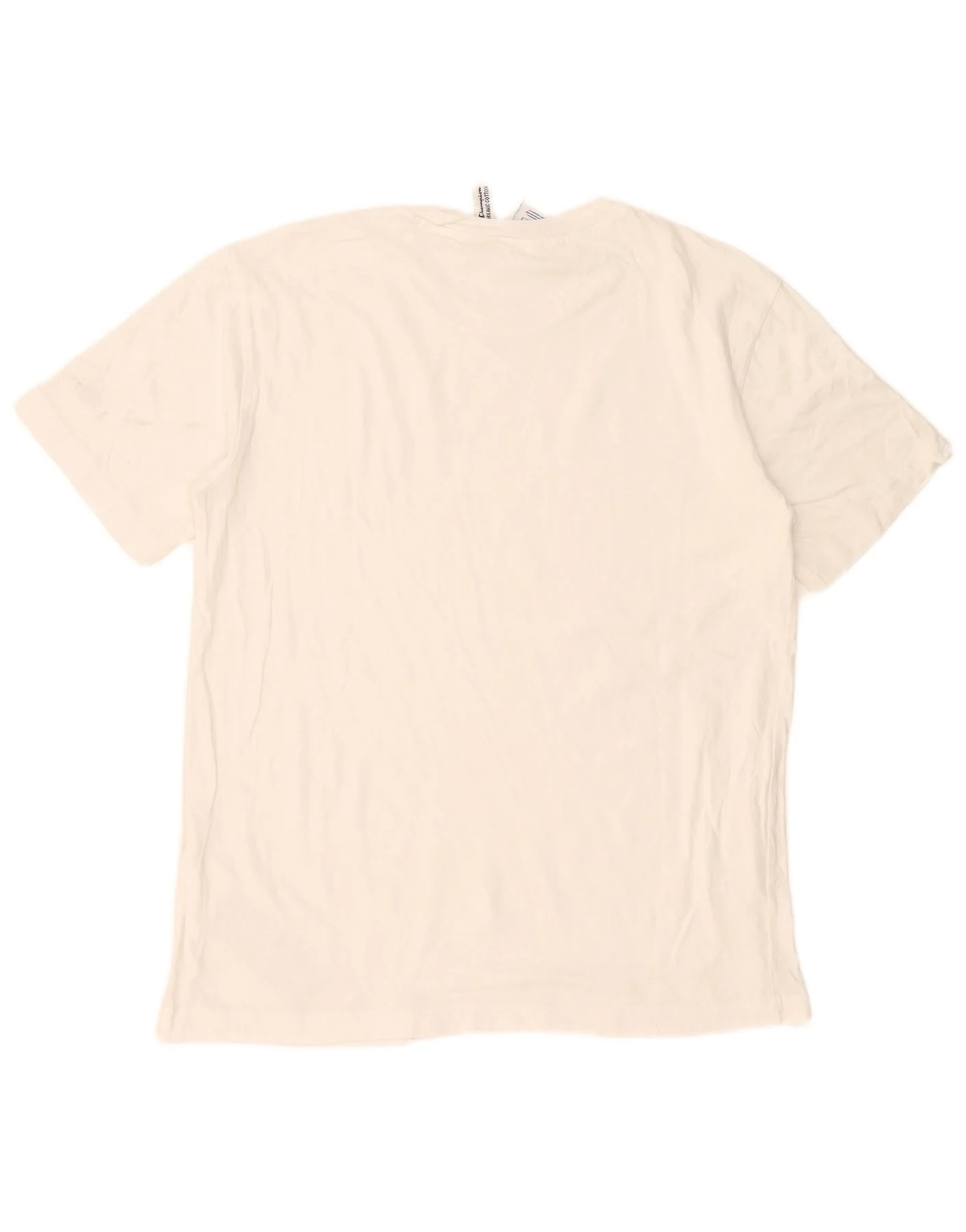 Champion Mens T-Shirt Top Medium White Cotton - Image 2