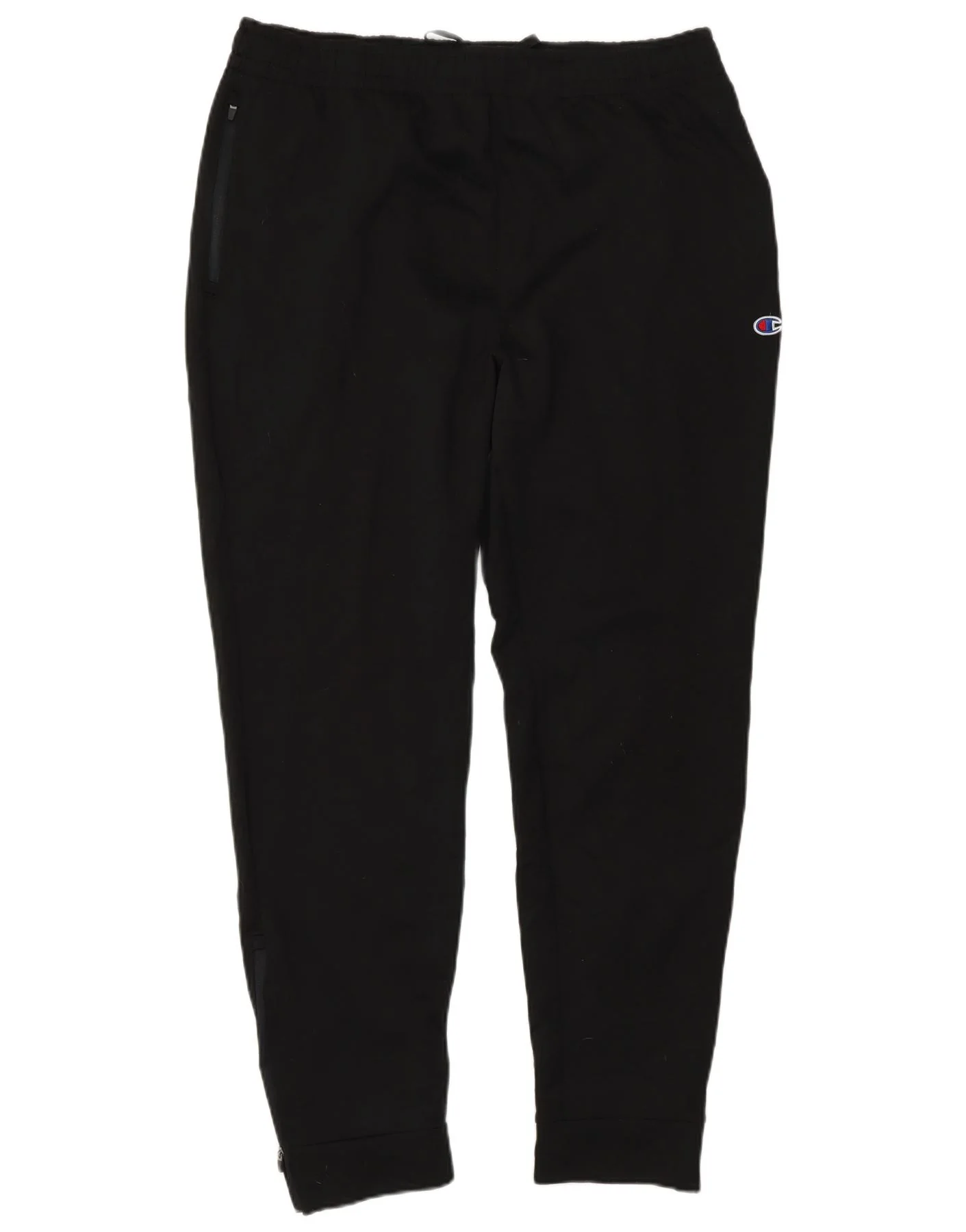 Champion Mens Tracksuit Trousers Joggers Large Black Polyester