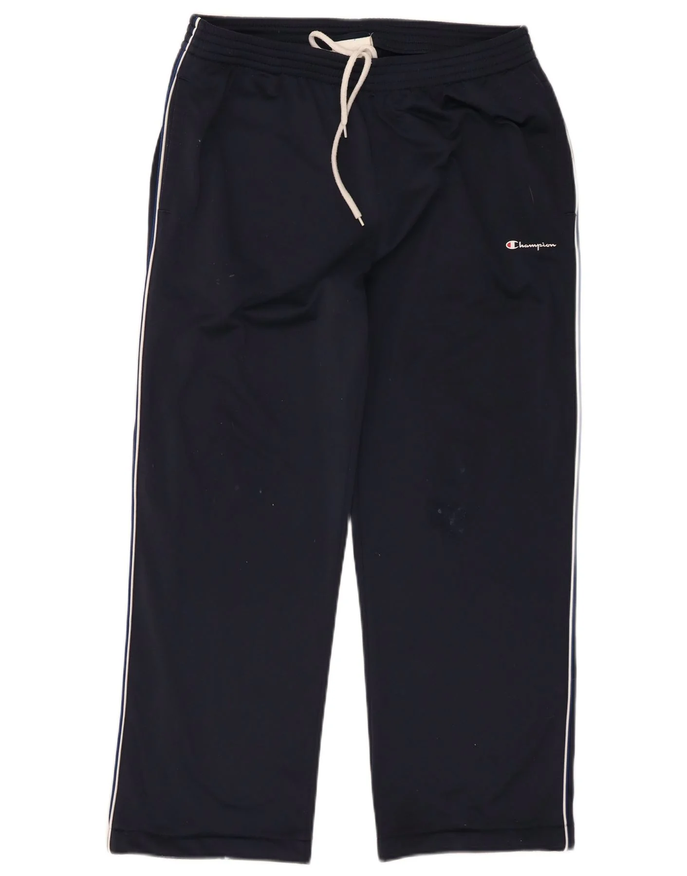 Champion Mens Tracksuit Trousers Large Navy Blue Polyester
