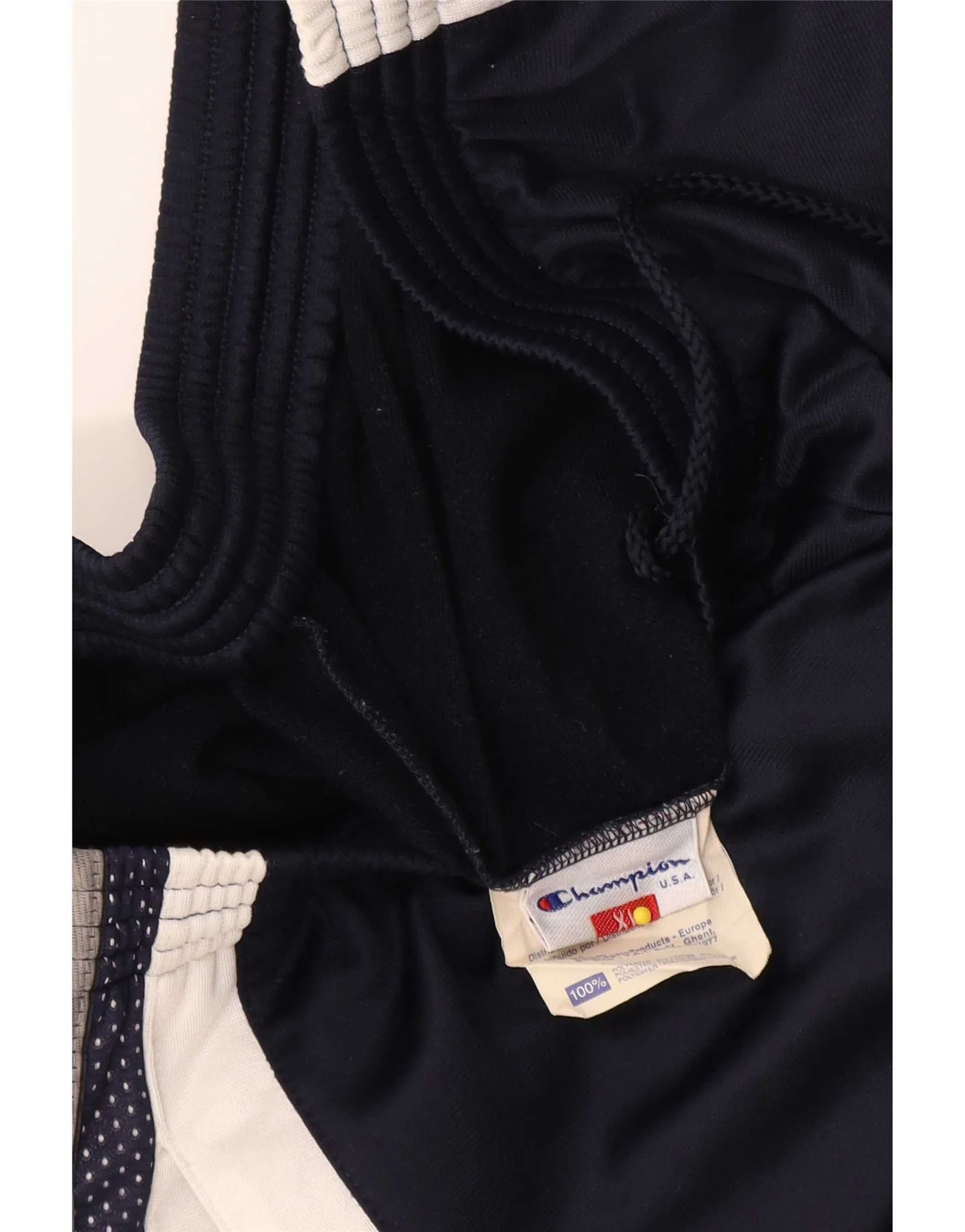 Champion Mens USA Graphic Tracksuit Trousers XL Navy Blue Colourblock - Image 3