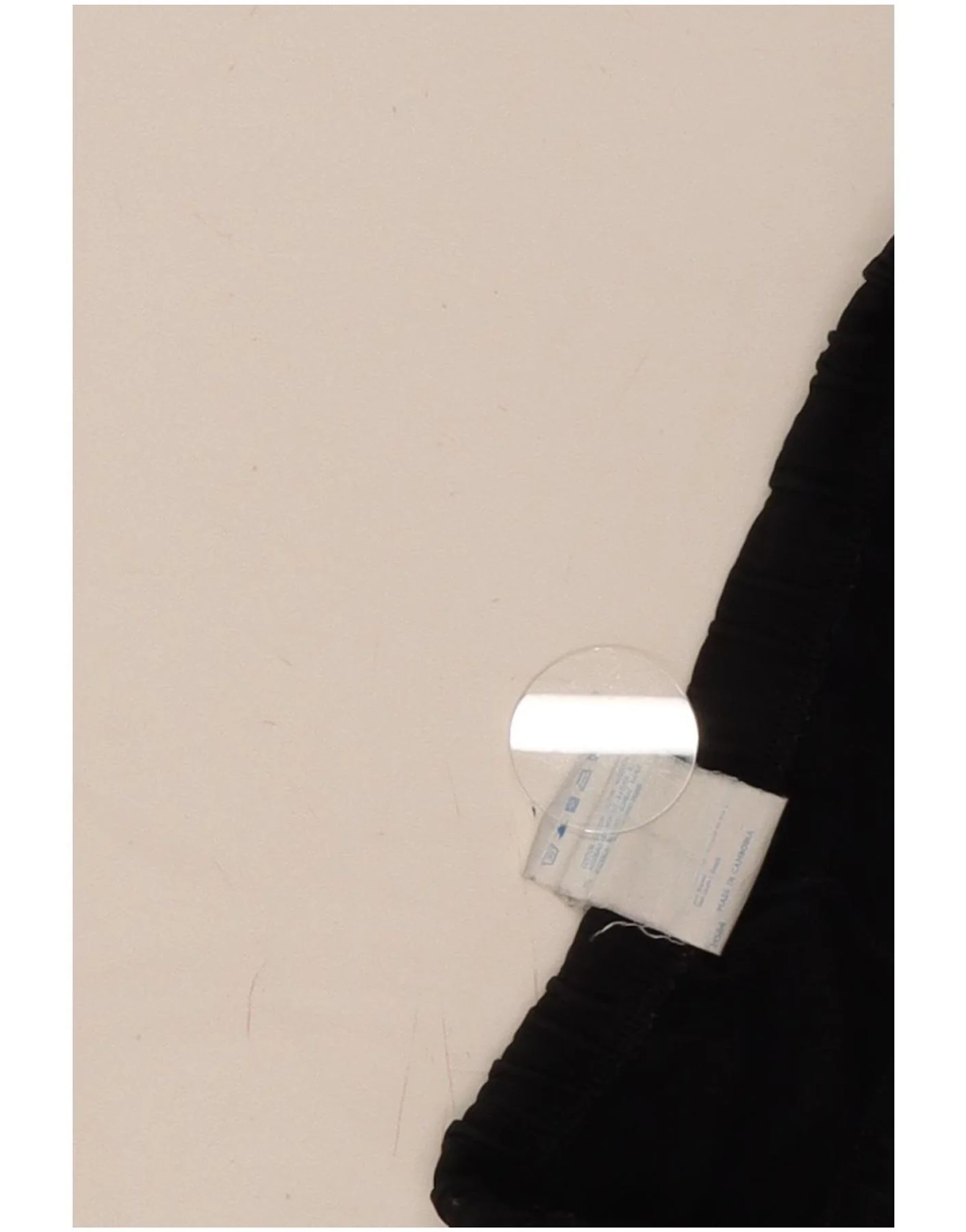 Champion Womens Crop Tracksuit Trousers UK 14 Medium Black Cotton - Image 3