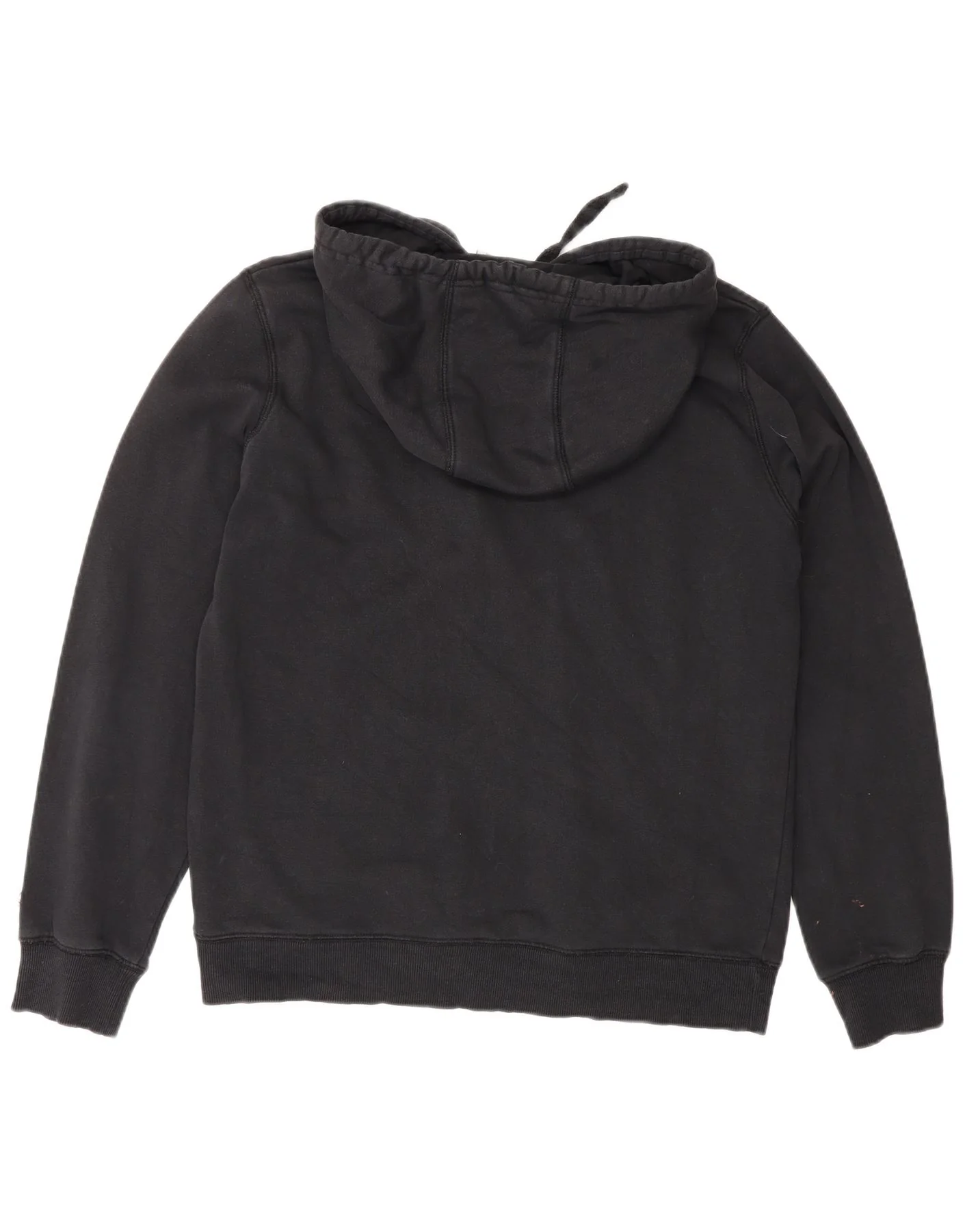 Champion Womens Graphic Hoodie Jumper UK 14 Medium Black - Image 2
