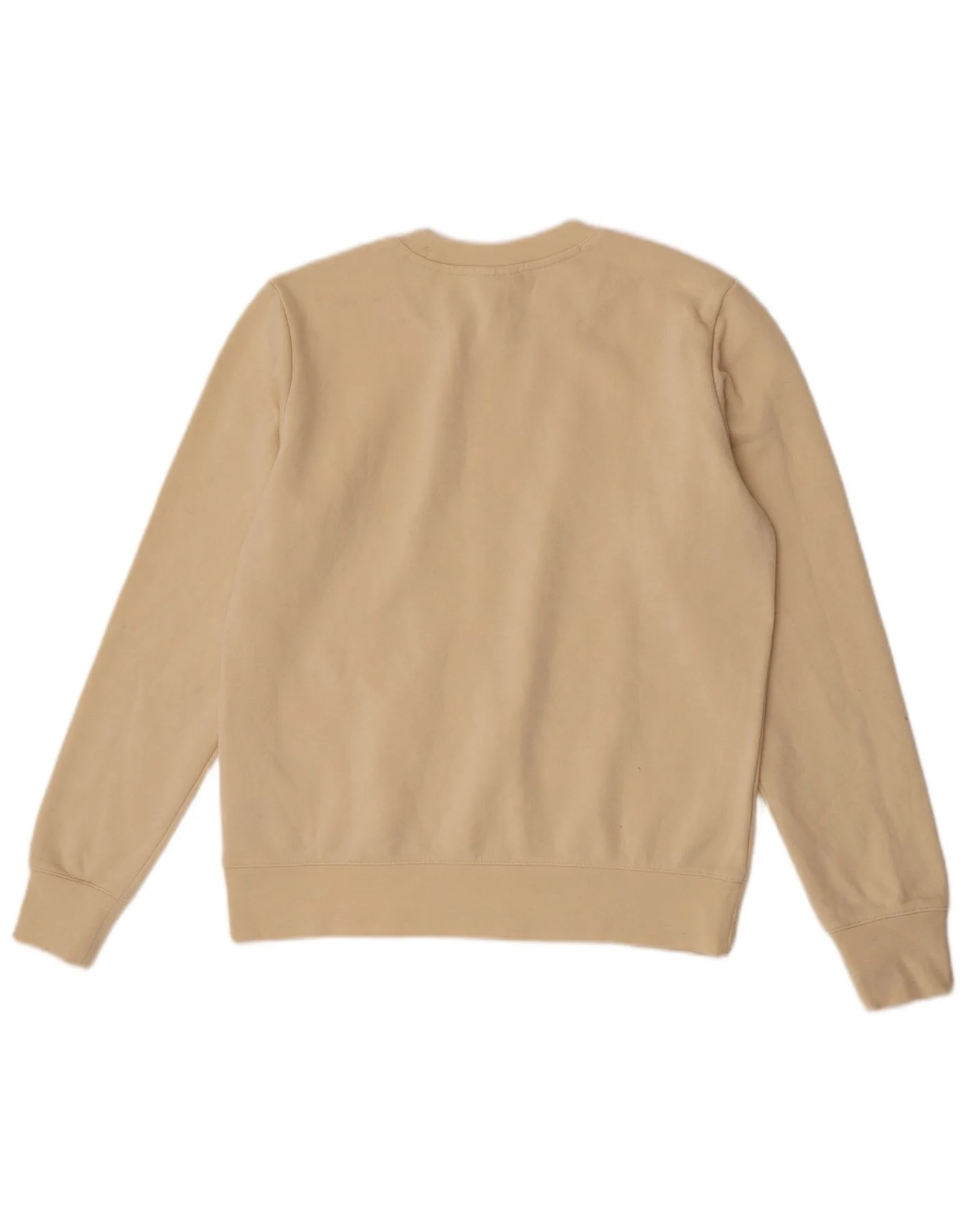 Champion Womens Graphic Sweatshirt Jumper UK 12 Medium Yellow Cotton - Image 2