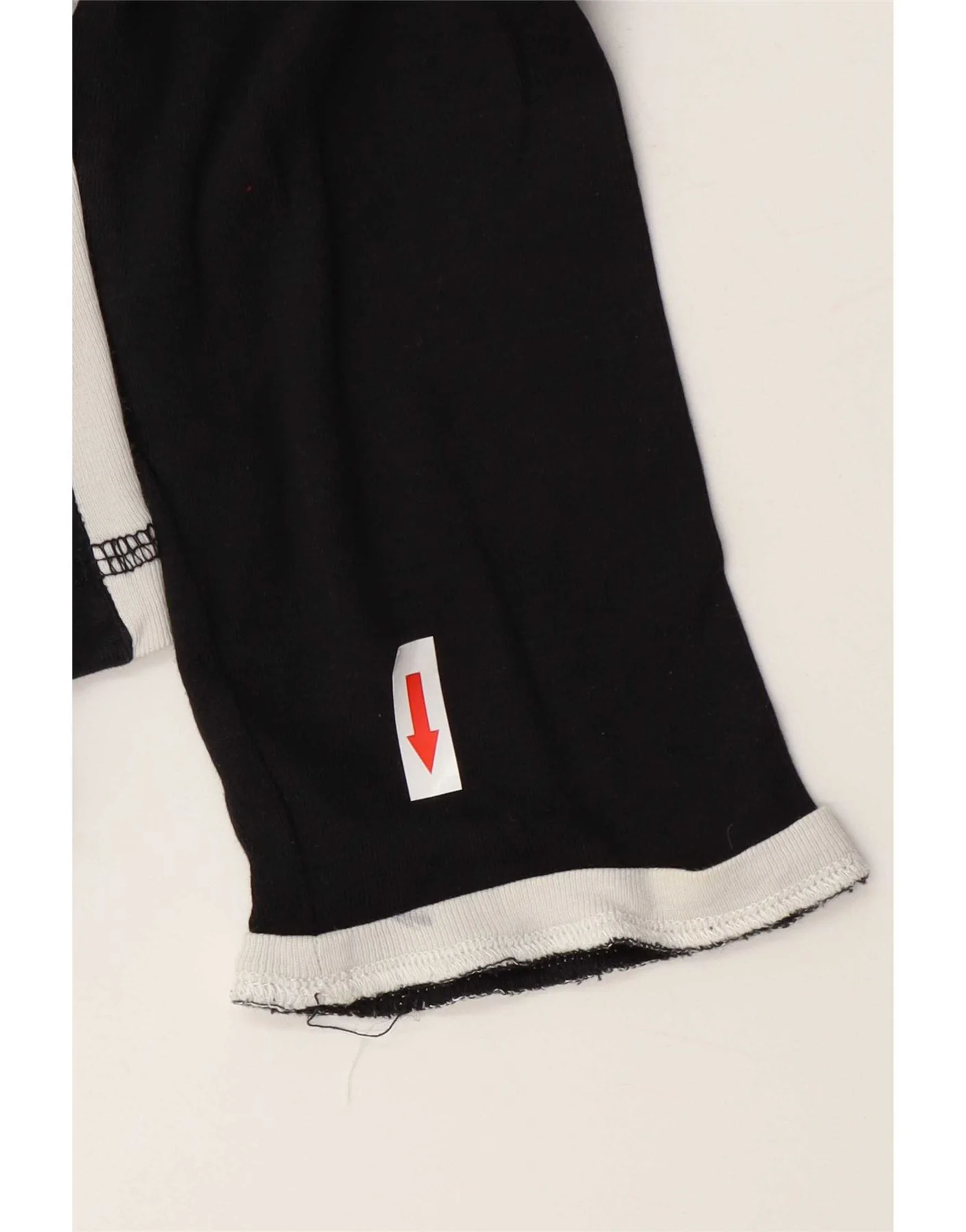 Champion Womens Graphic Top Long Sleeve UK 18 XL Black Cotton Sports - Image 3