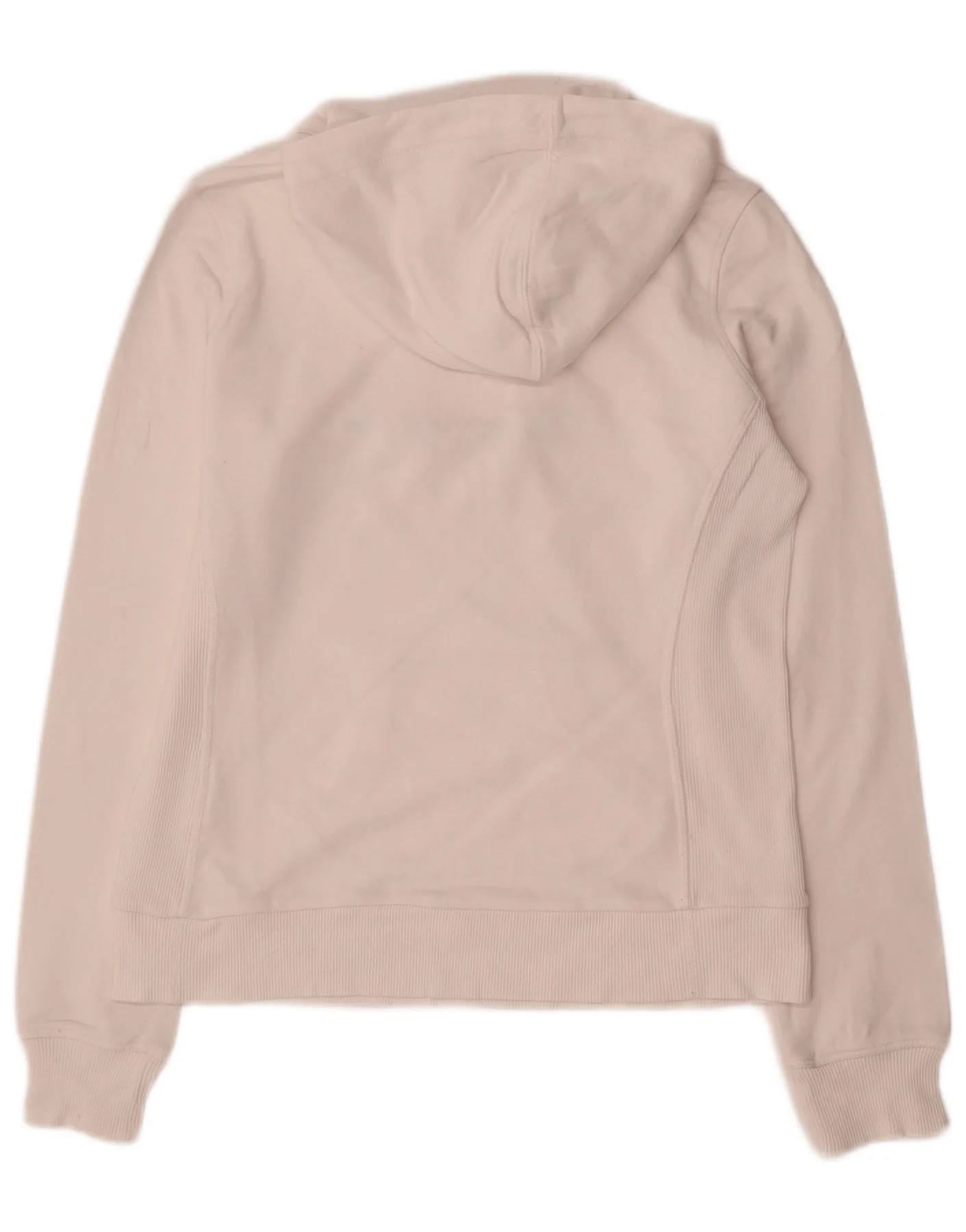 Champion Womens Heritage Classics Graphic Hoodie Jumper UK 14 Medium White - Image 2