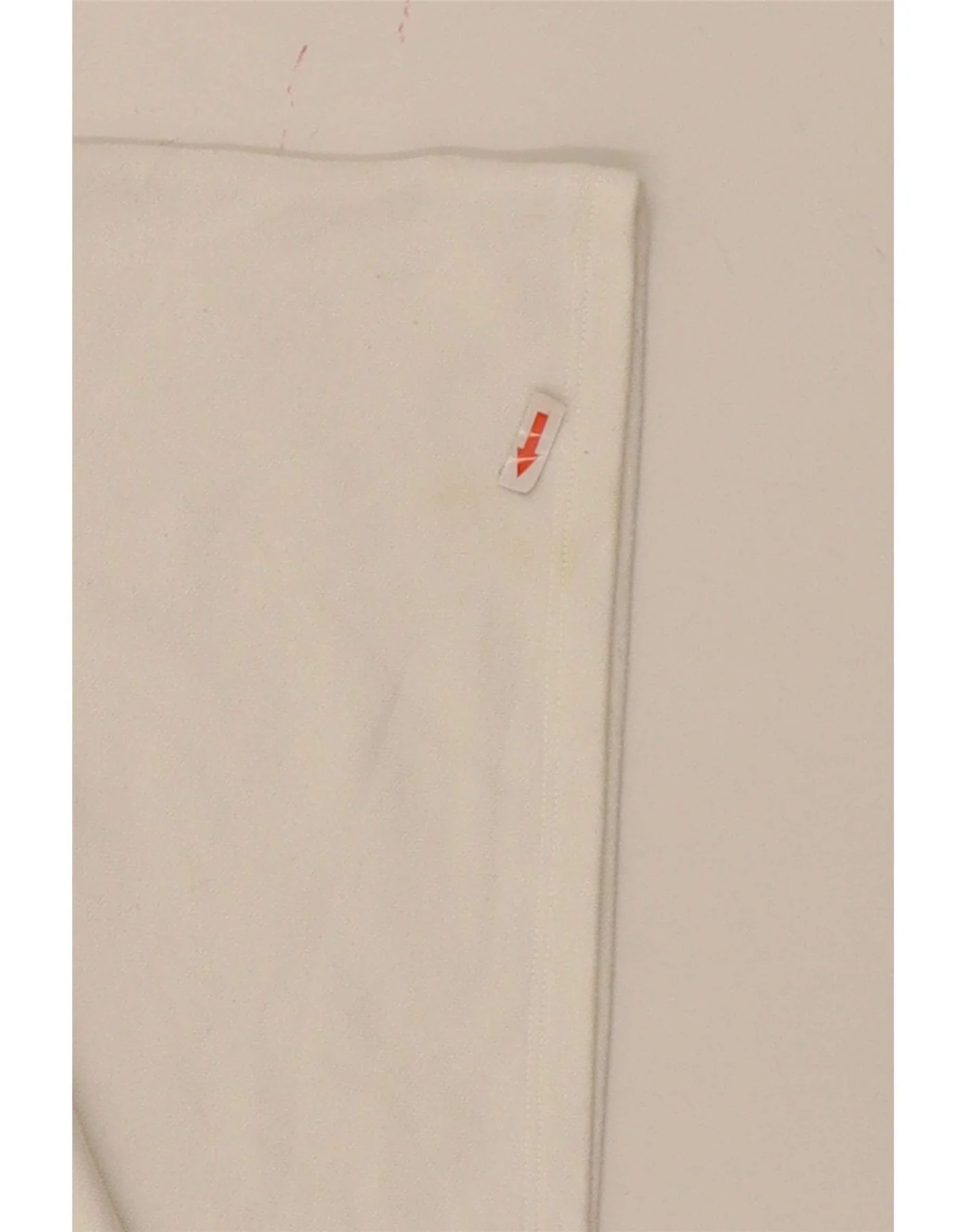 Champion Womens Oversized Crop Graphic Top Long Sleeve UK 10 Small White - Image 3