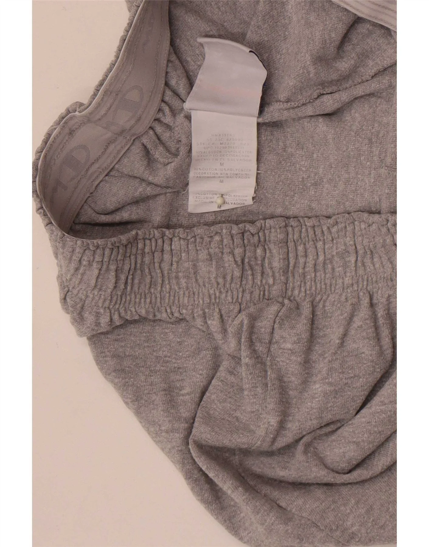 Champion Womens Sport Shorts UK 14 Medium Grey Cotton - Image 3