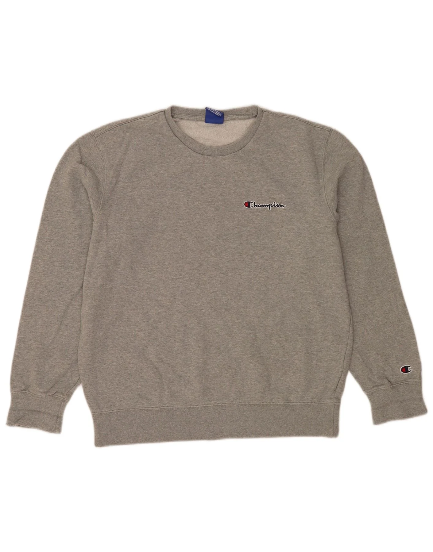Champion Womens Sweatshirt Jumper UK 18 XL Grey Cotton