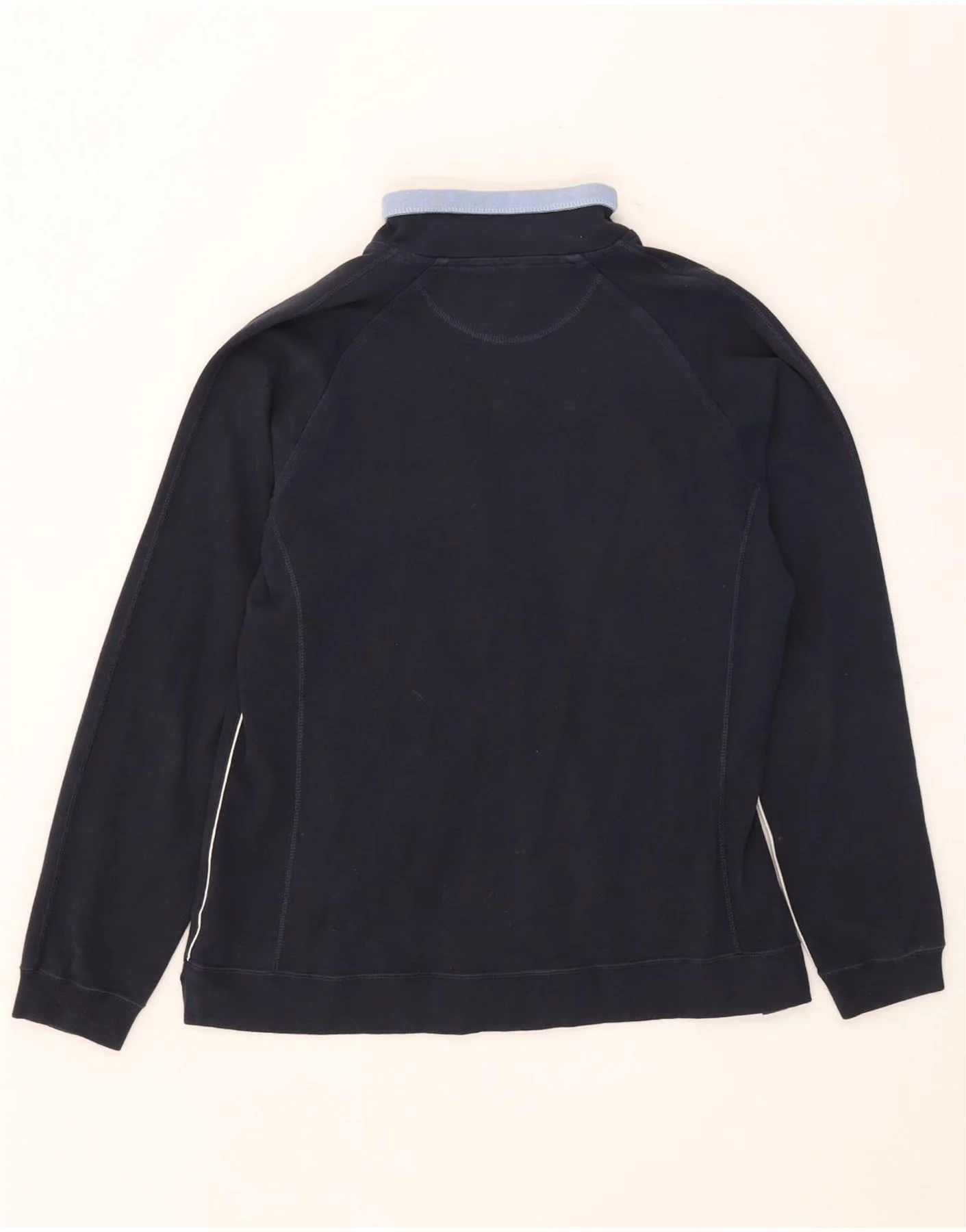 Champion Womens Tracksuit Top Jacket UK 14 Large Navy Blue Colourblock - Image 2