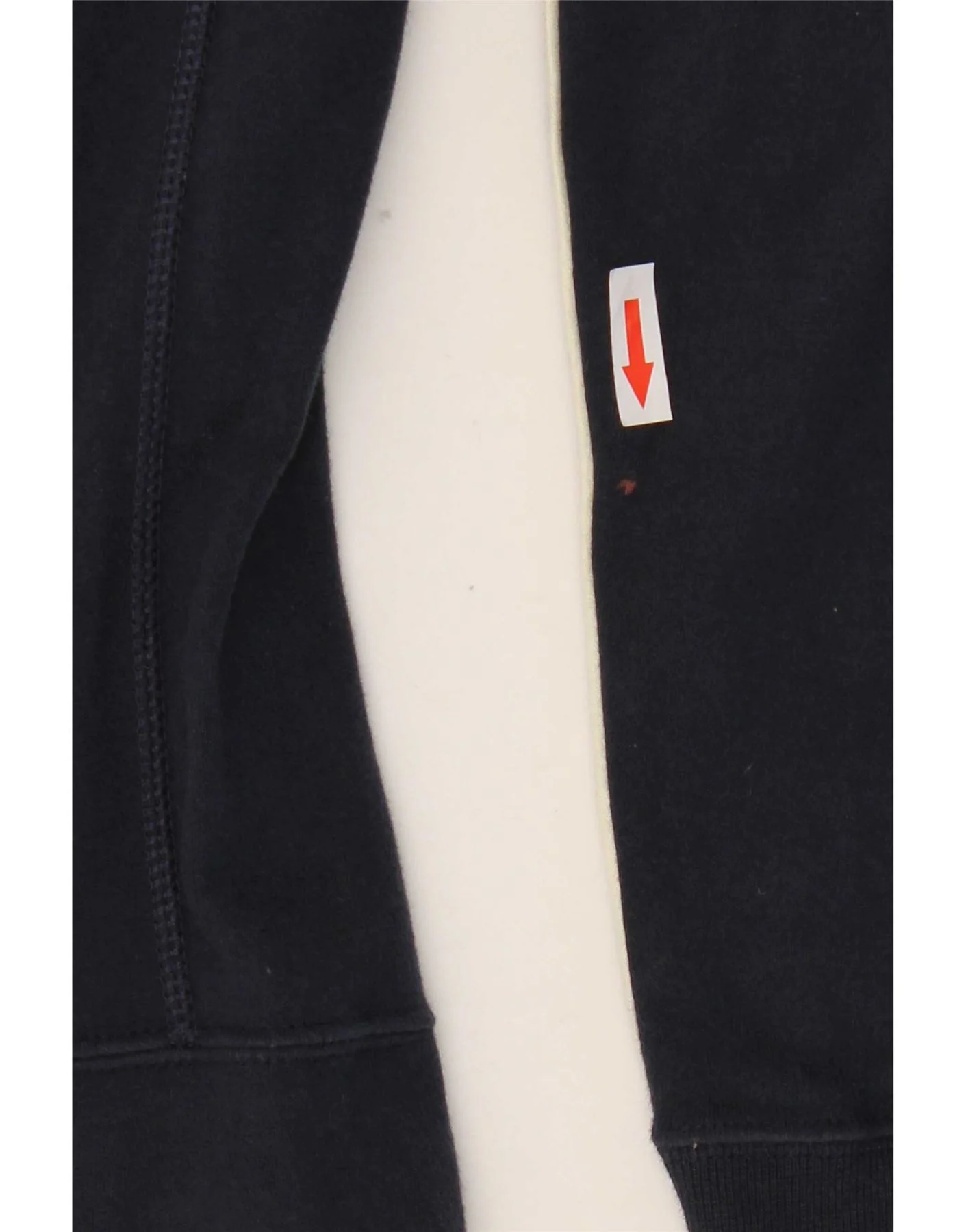Champion Womens Tracksuit Top Jacket UK 14 Large Navy Blue Colourblock - Image 3