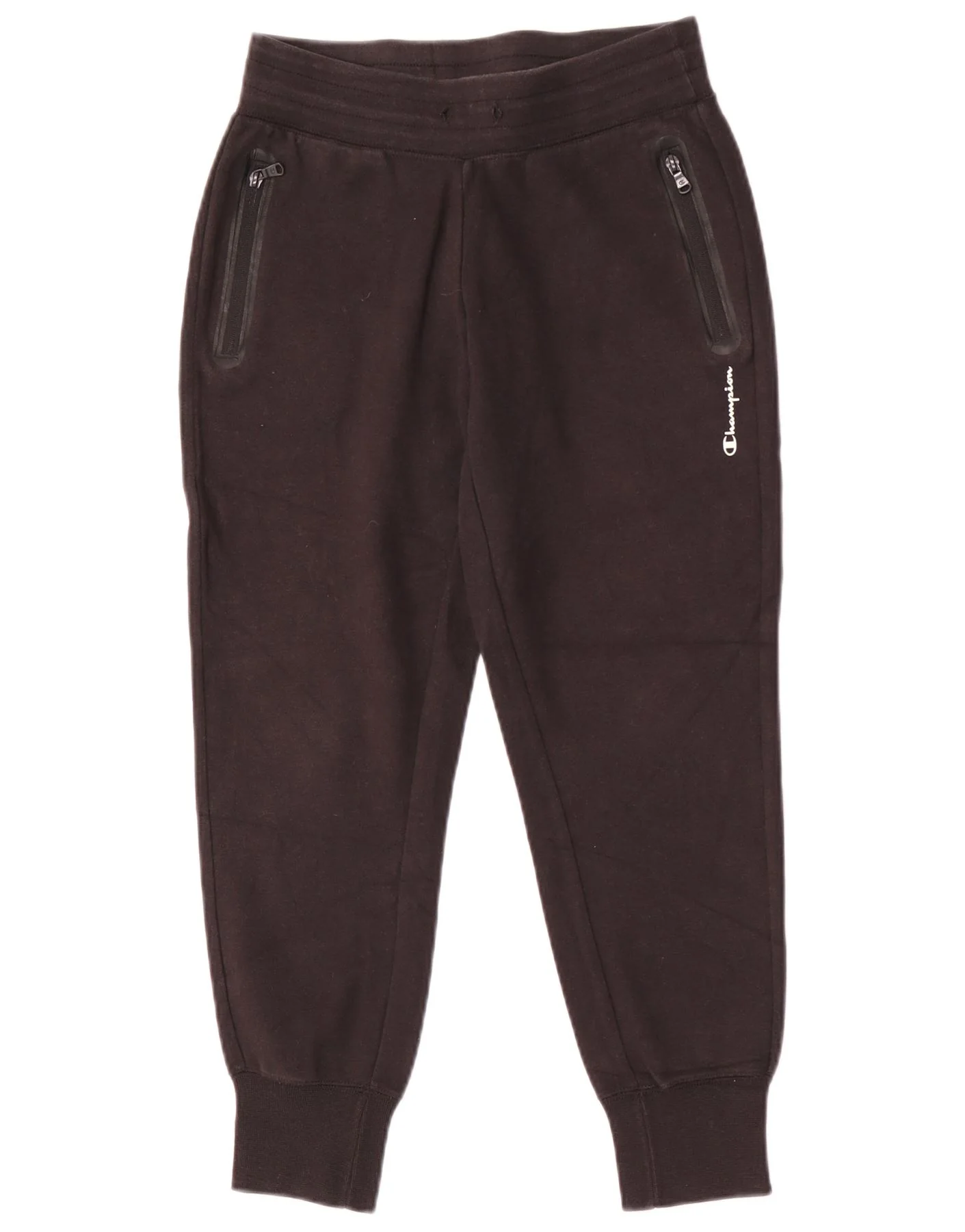 Champion Womens Tracksuit Trousers Joggers UK 8 Small Black Cotton