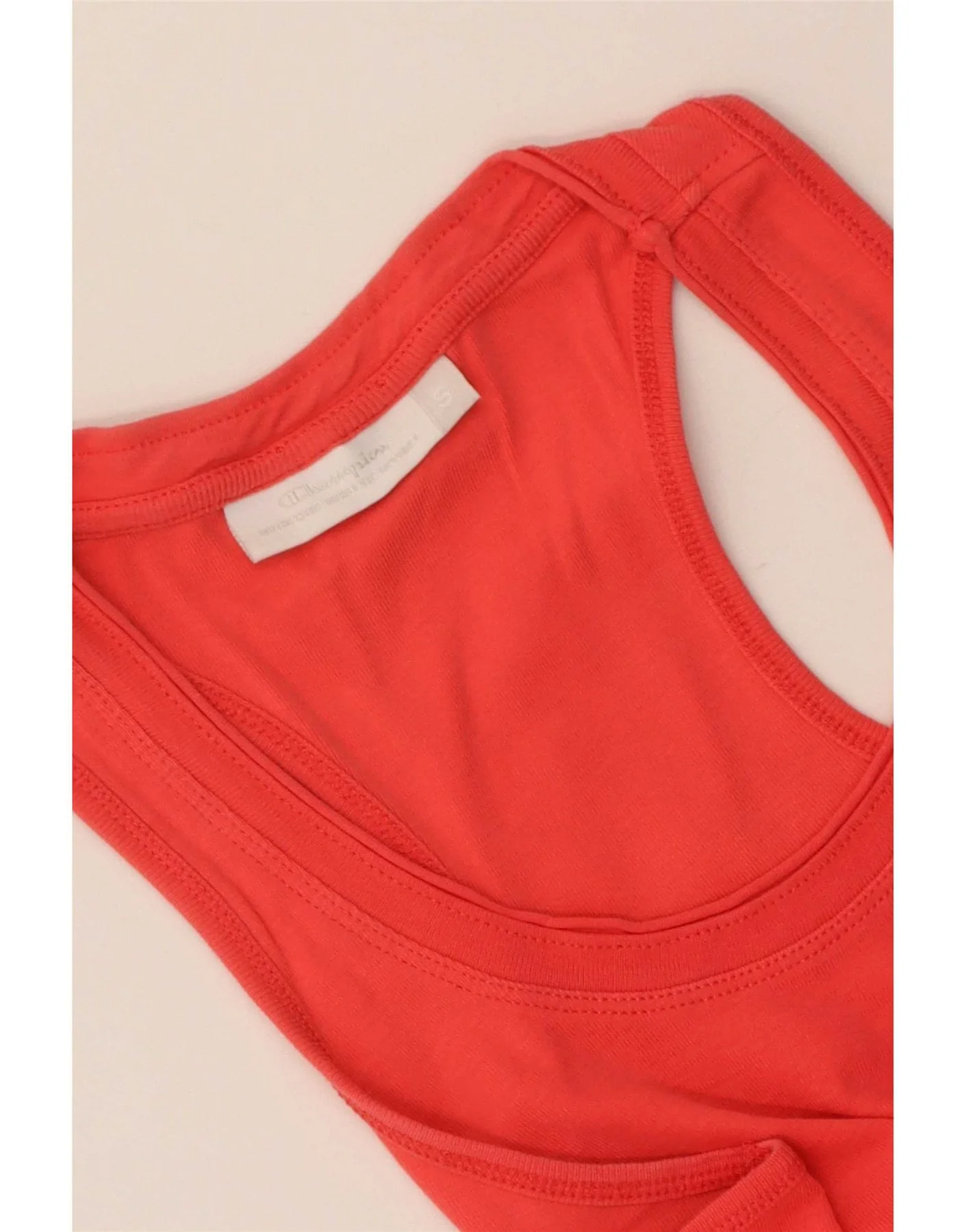 Champion Womens Vest Top UK 8 Small Red - Image 3