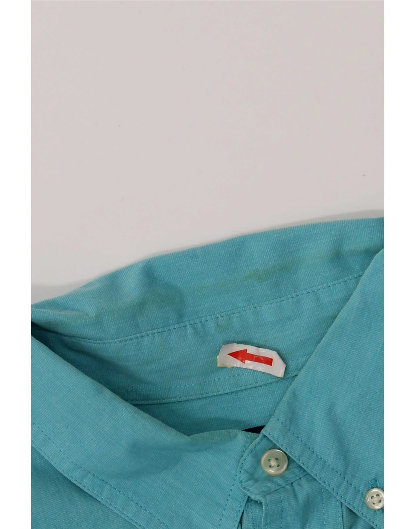 Chaps Mens Regular Fit Shirt XL Blue Cotton - Image 3