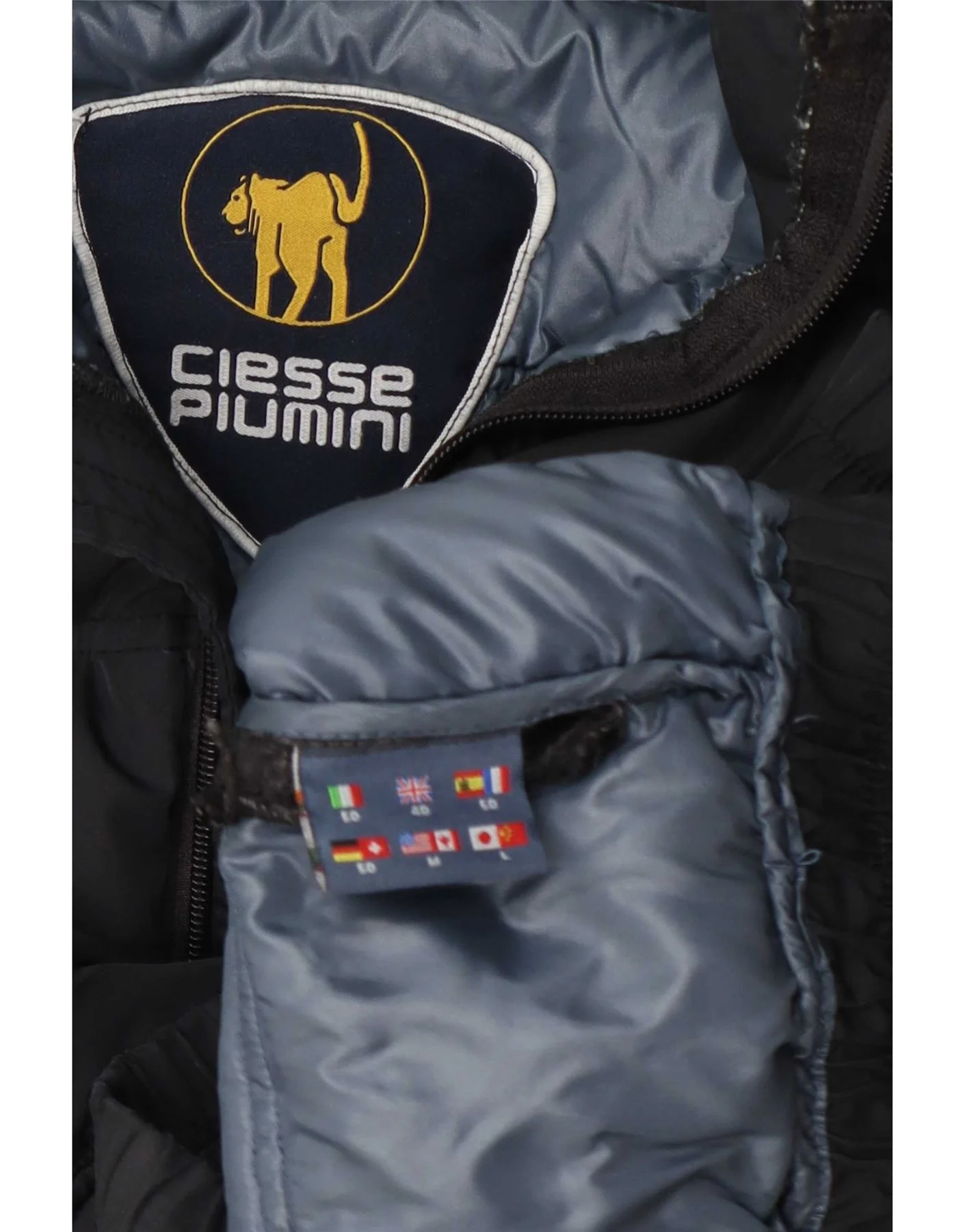 Ciesse Piumini Mens Padded Jacket UK 40 Large Navy Blue - Image 3